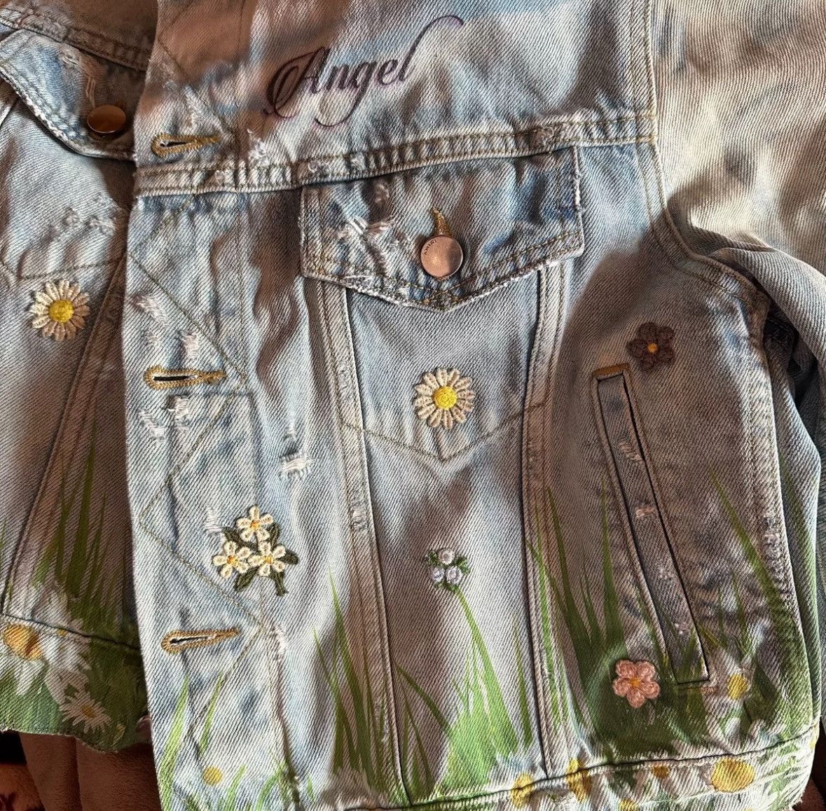 Amiri Amiri peace dove denim jacket Size L / US 10 / IT 46 - 6 Thumbnail