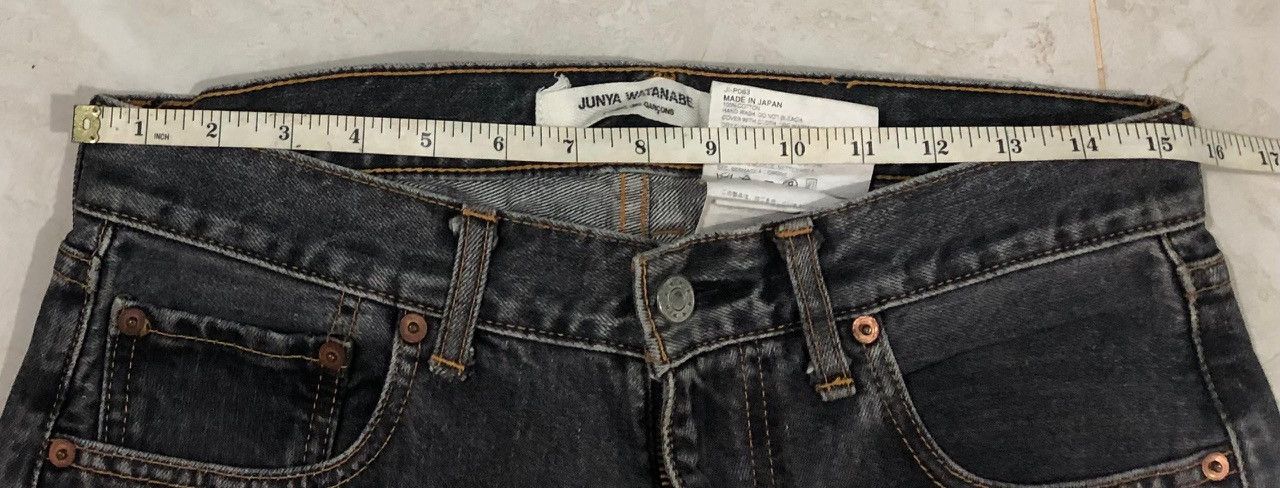 Comme des Garcons 💥Last Drop💥Junya Watanabe CDG Black Denim Pants Size US 32 / EU 48 - 10 Thumbnail