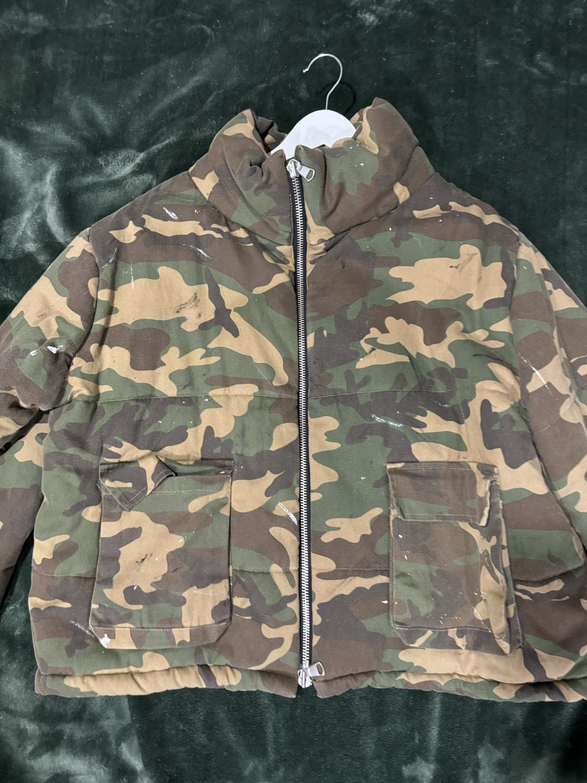 MNML Mnml camo puffer zip up jacket Size US M / EU 48-50 / 2 - 2 Thumbnail