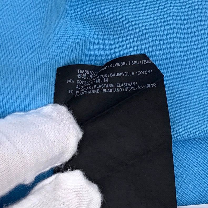 Balenciaga Balenciaga Blue monogrammed cotton crewneck long-sleeve sw Size US S / EU 44-46 / 1 - 8 Thumbnail