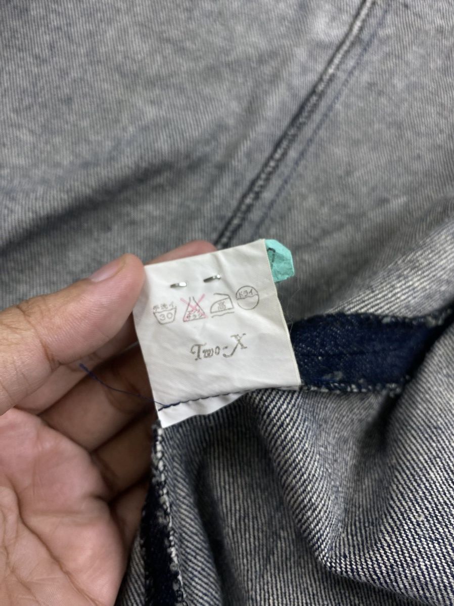 Vintage 🔥Rare Vintage Bourbon Punk Cropped Denim Jacket Size M / US 6-8 / IT 42-44 - 10 Thumbnail