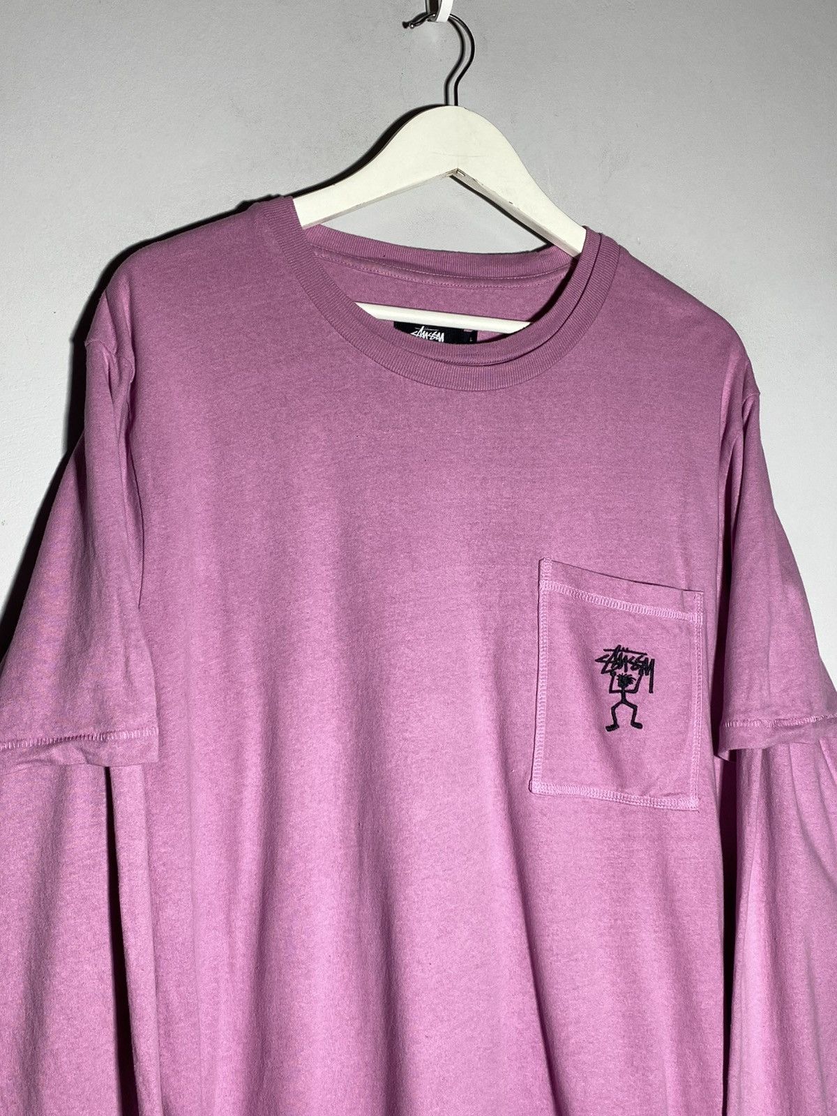 Stussy Stussy Layered Sleeves Crew Neck Long Sleeve Size US L / EU 52-54 / 3 - 3 Thumbnail