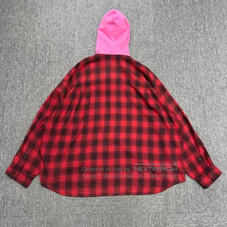 Balenciaga Balenciaga Fake Two-Piece Plaid Shirt Size US S / EU 44-46 / 1 - 2 Thumbnail
