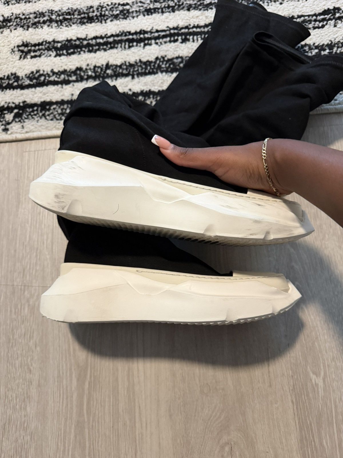 Rick Owens Rick Owens DRKSHDW Abstract Stocking Size US 9 / IT 39 - 3 Thumbnail