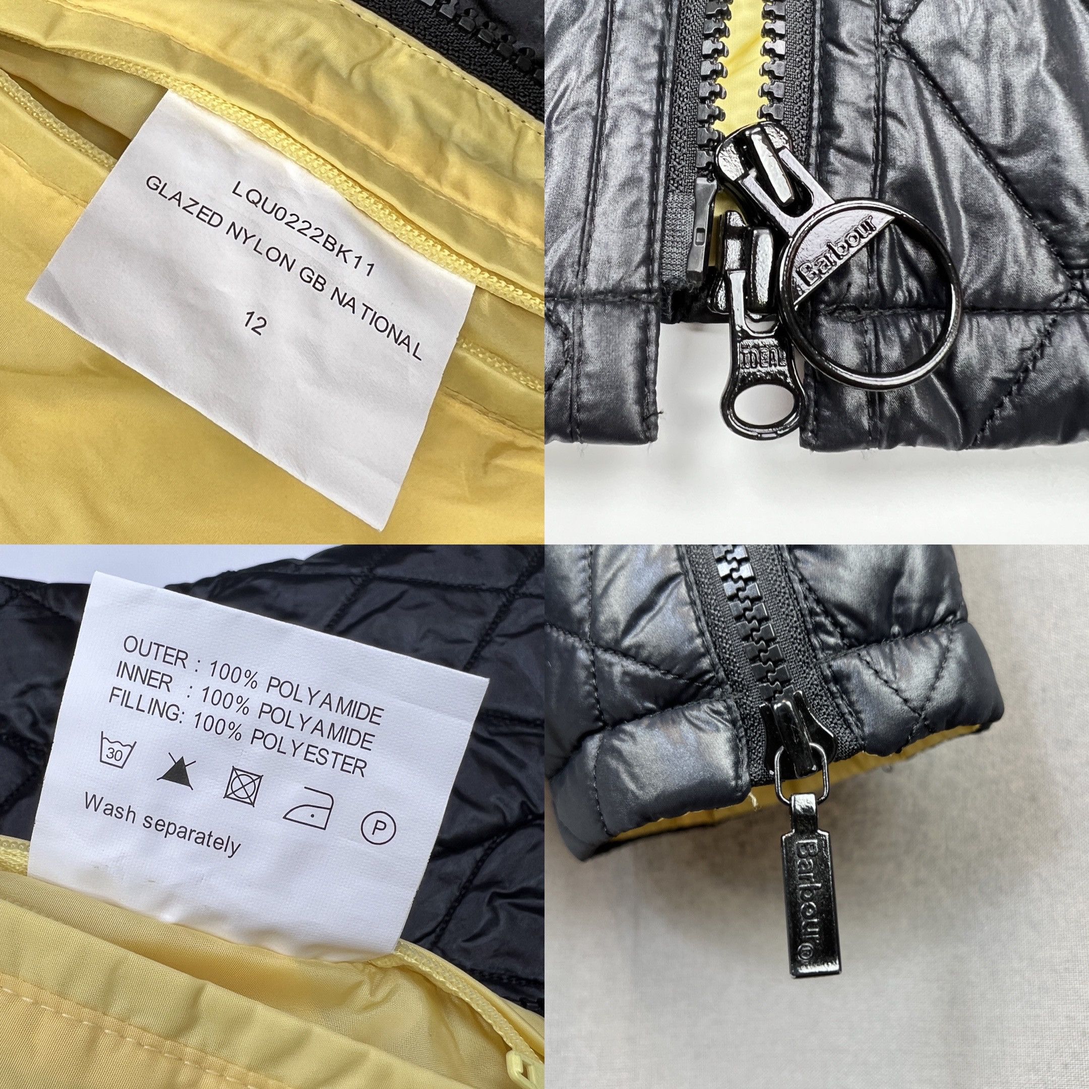 Barbour Barbour International Glazed GB National Quilted Jacket Size M / US 6-8 / IT 42-44 - 4 Thumbnail