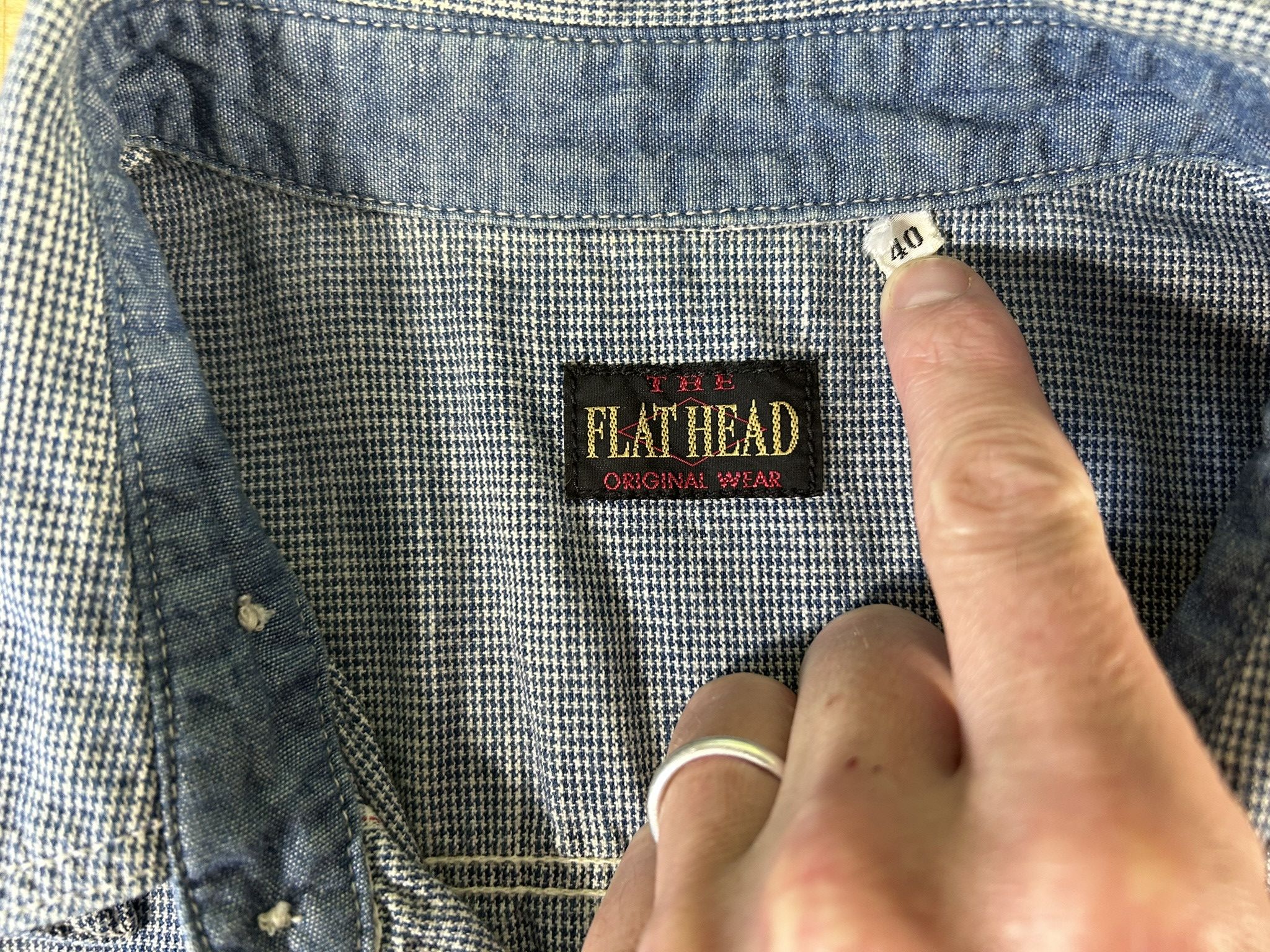 The Flat Head The Flat Head short sleeve selvedge work shirt Size US XS / EU 42 / 0 - 3 Thumbnail