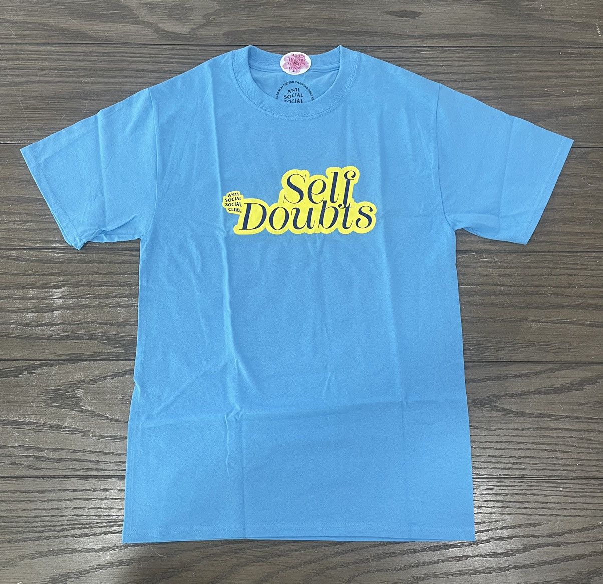 Anti Social Social Club × Designer ‼️ ASSC Anti Social Club I Doubt It Tee Blue Size Small ‼️ Size S / US 4 / IT 40 - 6 Thumbnail