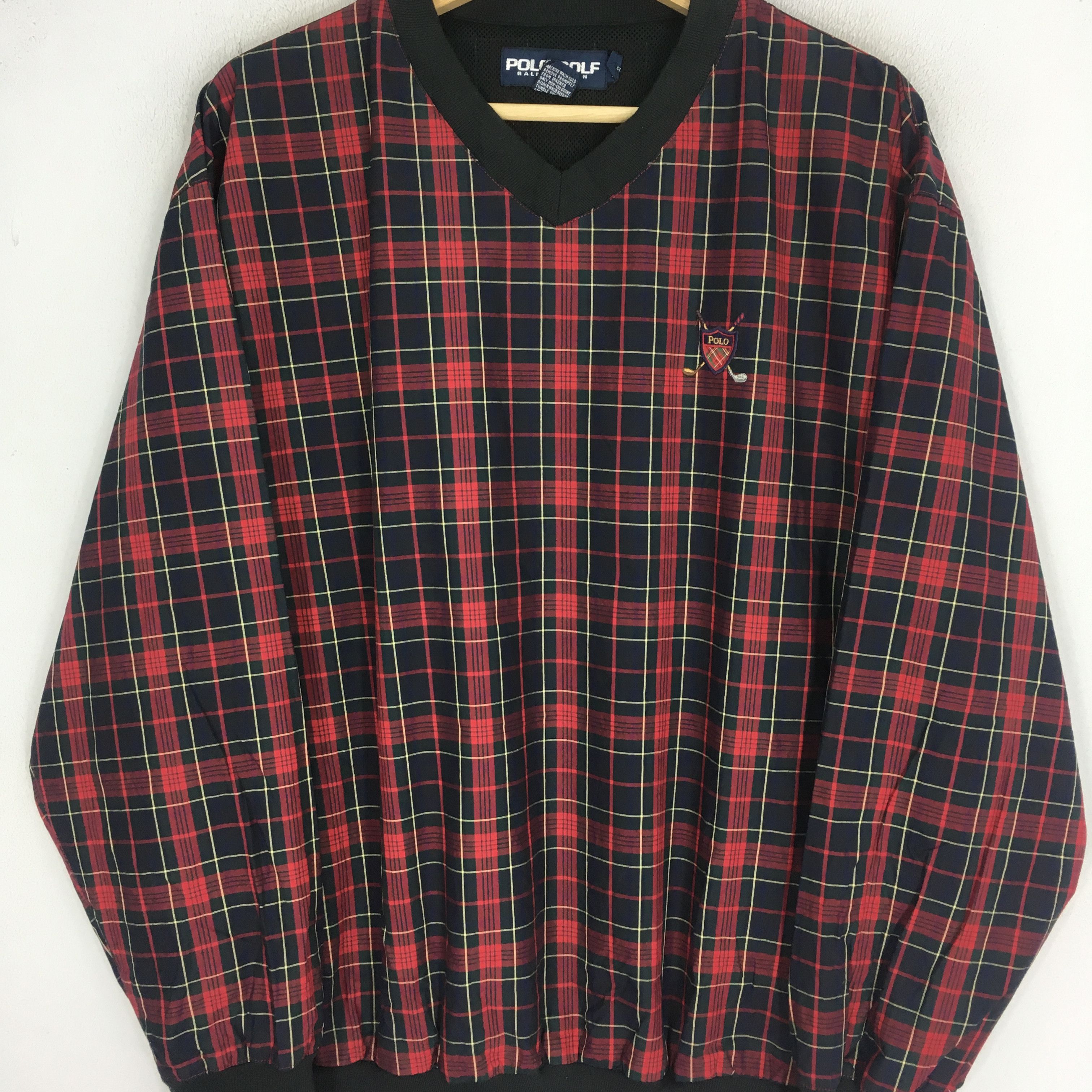 Polo Ralph Lauren Vintage 90s Polo Golf Ralph Lauren Checkered Windbreaker Size US M / EU 48-50 / 2 - 5 Thumbnail