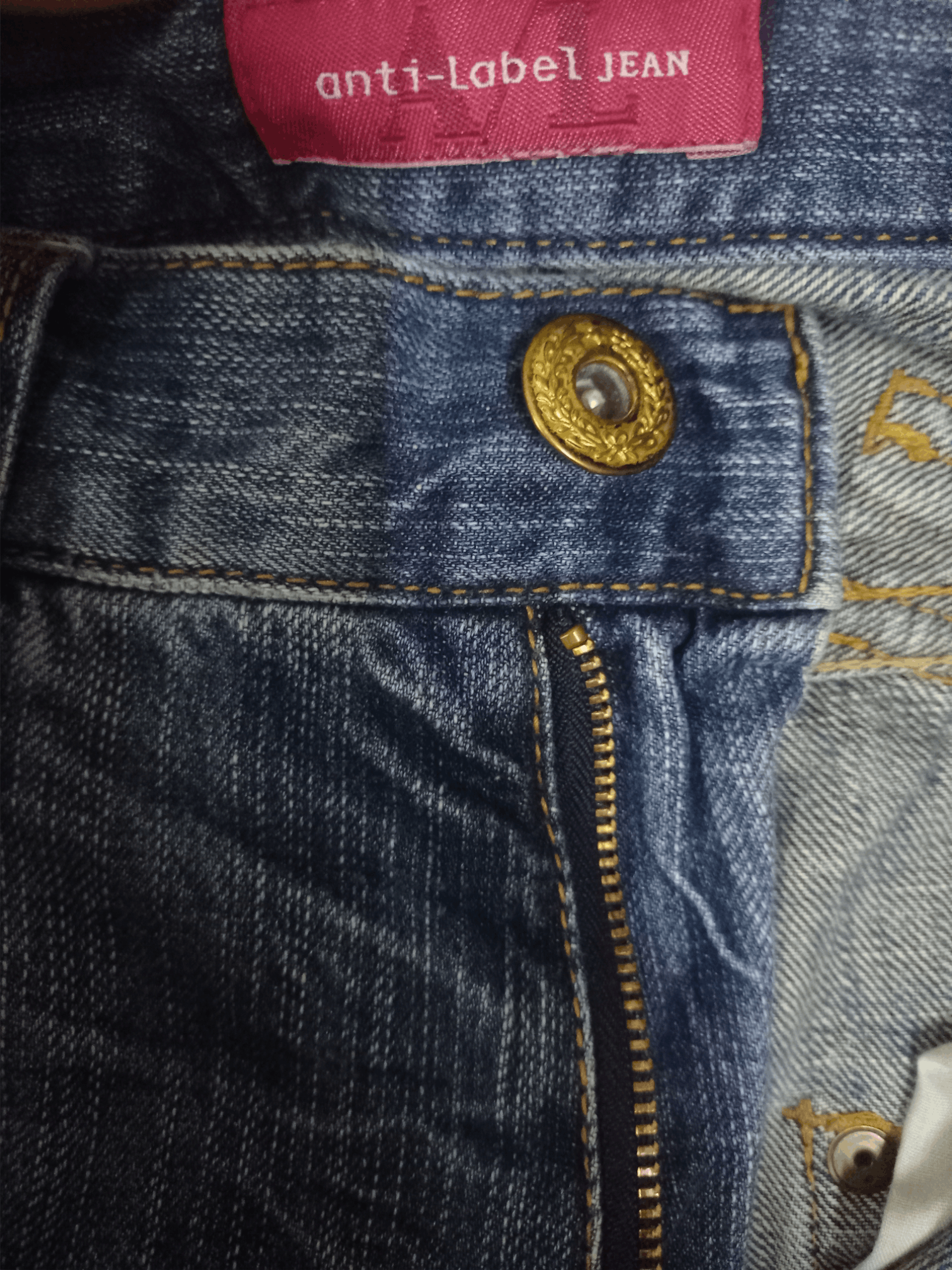 Japanese Brand Vintage Japanese Brand Blue Wash Studded Jeans Size US 31 - 4 Thumbnail
