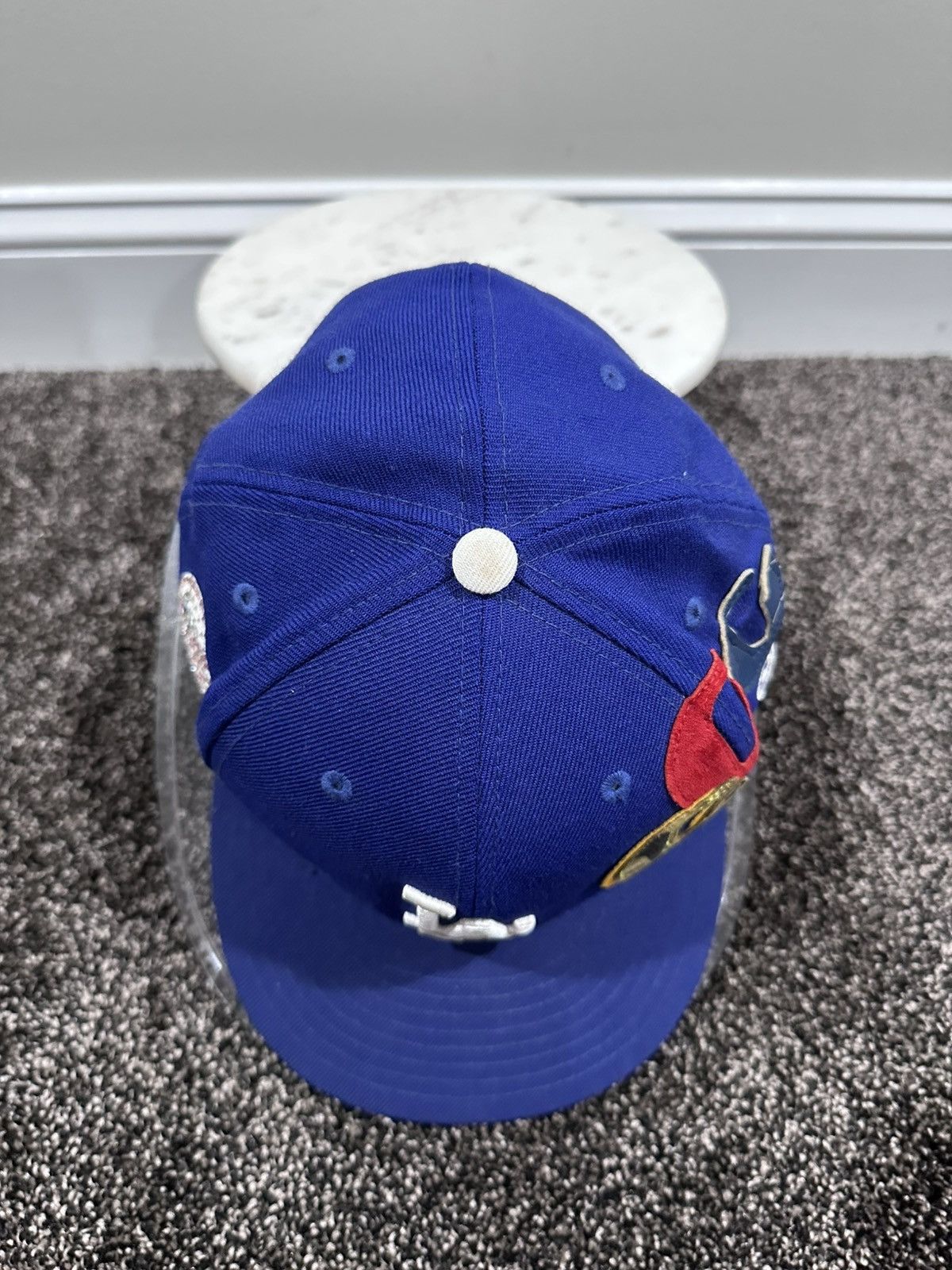 Gallery Dept. Gallery Dept Los Angeles LA Dodgers Blue G Patch Fitted Hat Size ONE SIZE - 8 Thumbnail