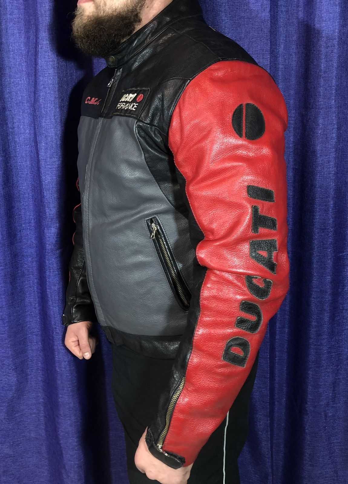 Dainese × Ducati Ducati Dainese Motorcycle Moto leather jacket Racing Vintage Size US XL / EU 56 / 4 - 4 Thumbnail