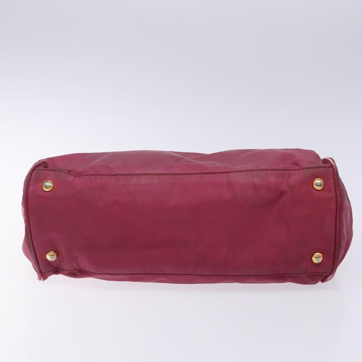 Prada PRADA Hand Bag Nylon Pink Gold Size ONE SIZE - 9 Thumbnail