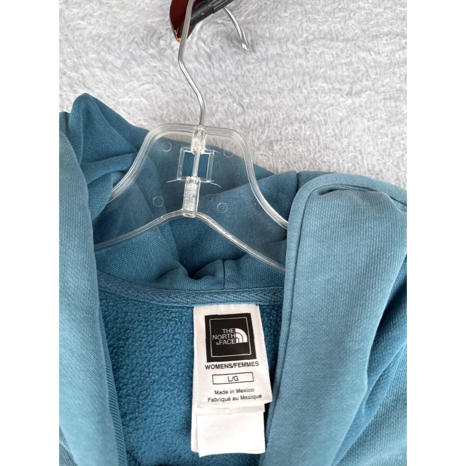 The North Face The North Face Sweater Womens L Blue Pullover Hooded Hoodie Jersey Casual Fall Winter Size L / US 10 / IT 46 - 7 Thumbnail