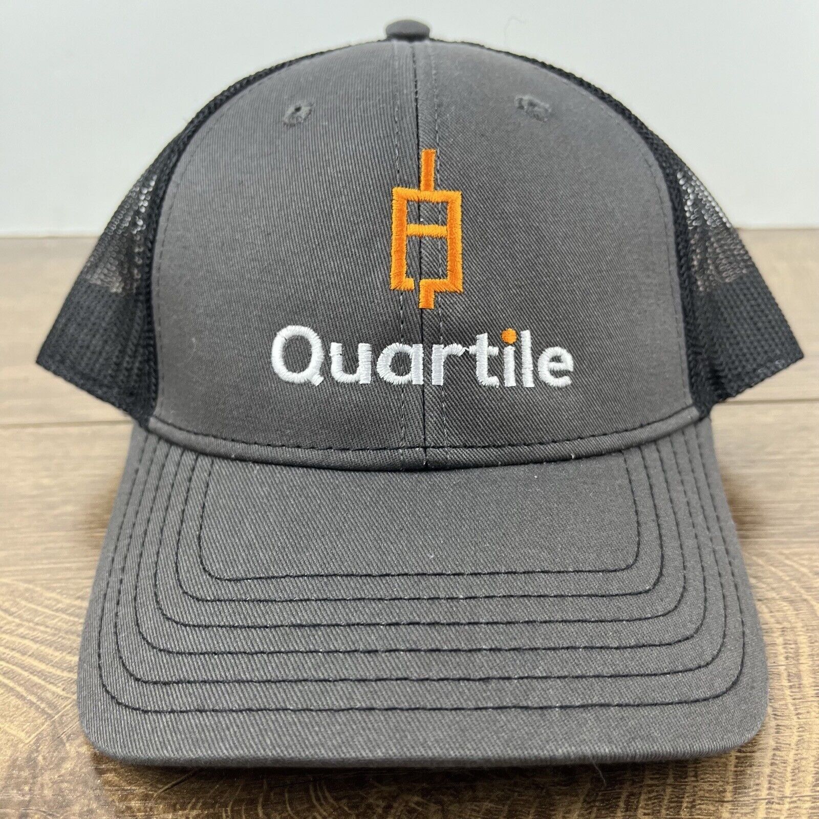 Other Quartile Hat Gray Cap Adjustable Hat Gray Adult Fit Hat Size ONE SIZE - 4 Thumbnail