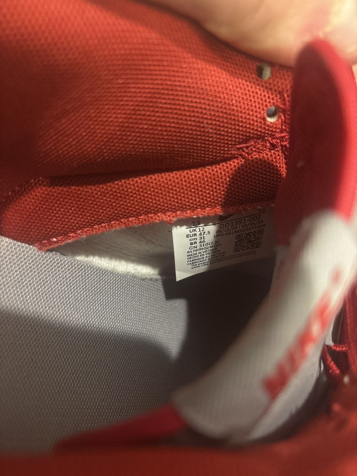 Nike UNLV Dunk Size US 13 / EU 46 - 6 Thumbnail