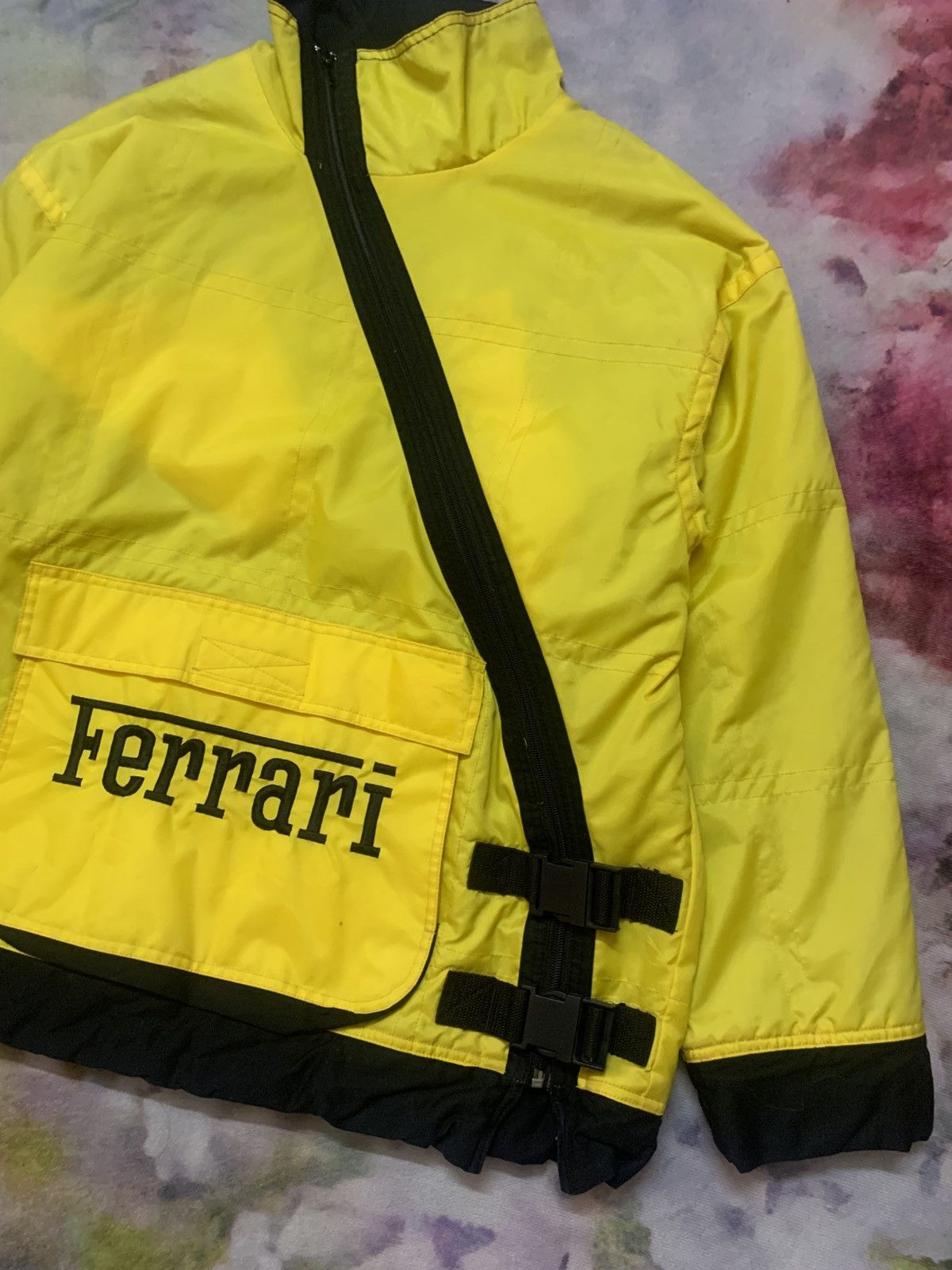 Ferrari Vintage Ferrari Puffer Assymetric Jacket Nismo Leyton TRD Size US L / EU 52-54 / 3 - 4 Thumbnail