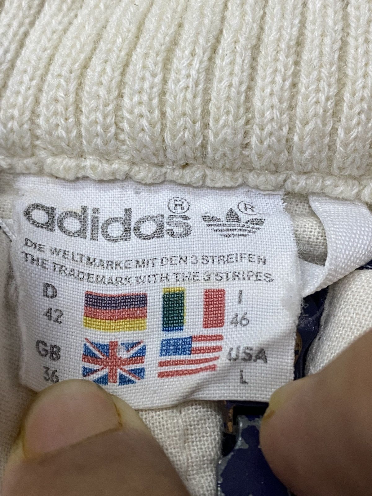 Adidas × Vintage Vintage Adidas Jacket Zipper Opti Made Finland Size US S / EU 44-46 / 1 - 10 Thumbnail