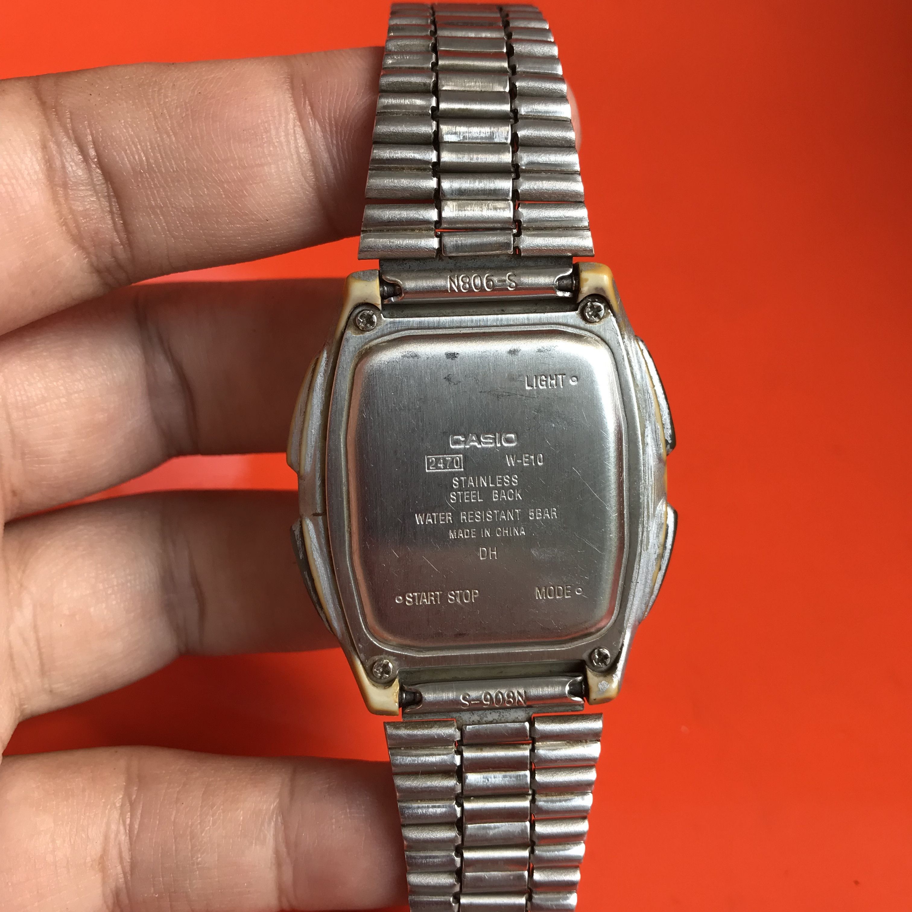 Vintage Casio illuminator Digital Watch mens retro Stainless steel Size ONE SIZE - 9 Thumbnail