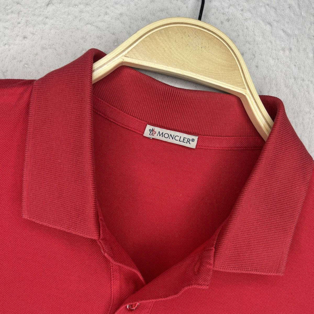 Moncler Moncler Polo Maglia Manica Corta Shirt Tshirt Tee Red Logo Size US M / EU 48-50 / 2 - 5 Thumbnail