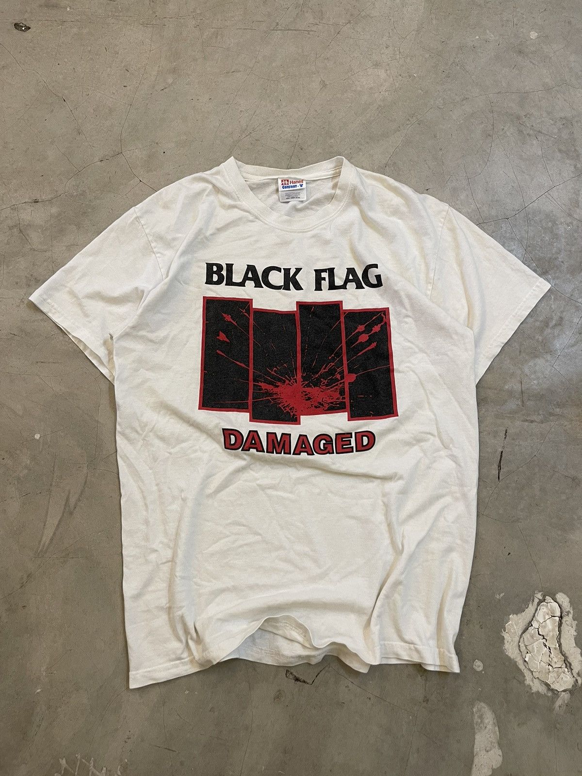 Band Tees × Black Flag × Vintage Vintage Black Flag Damaged Band Tees × Black Flag × Vintage Vintage Black Flag Damaged