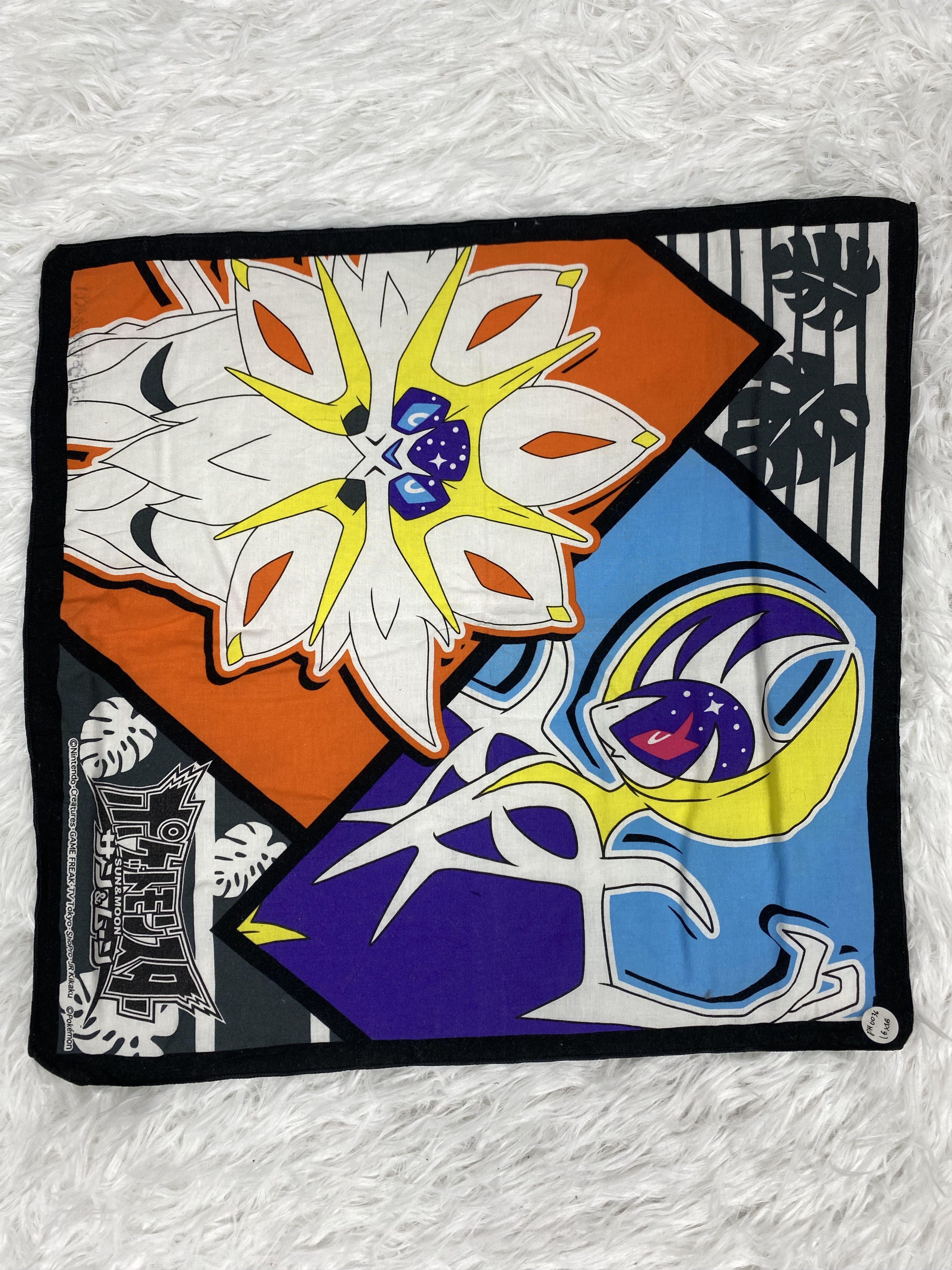 Pokemon Vintage Pokemon Sun & Moon Handkerchief PH0036 Size ONE SIZE - 3 Thumbnail