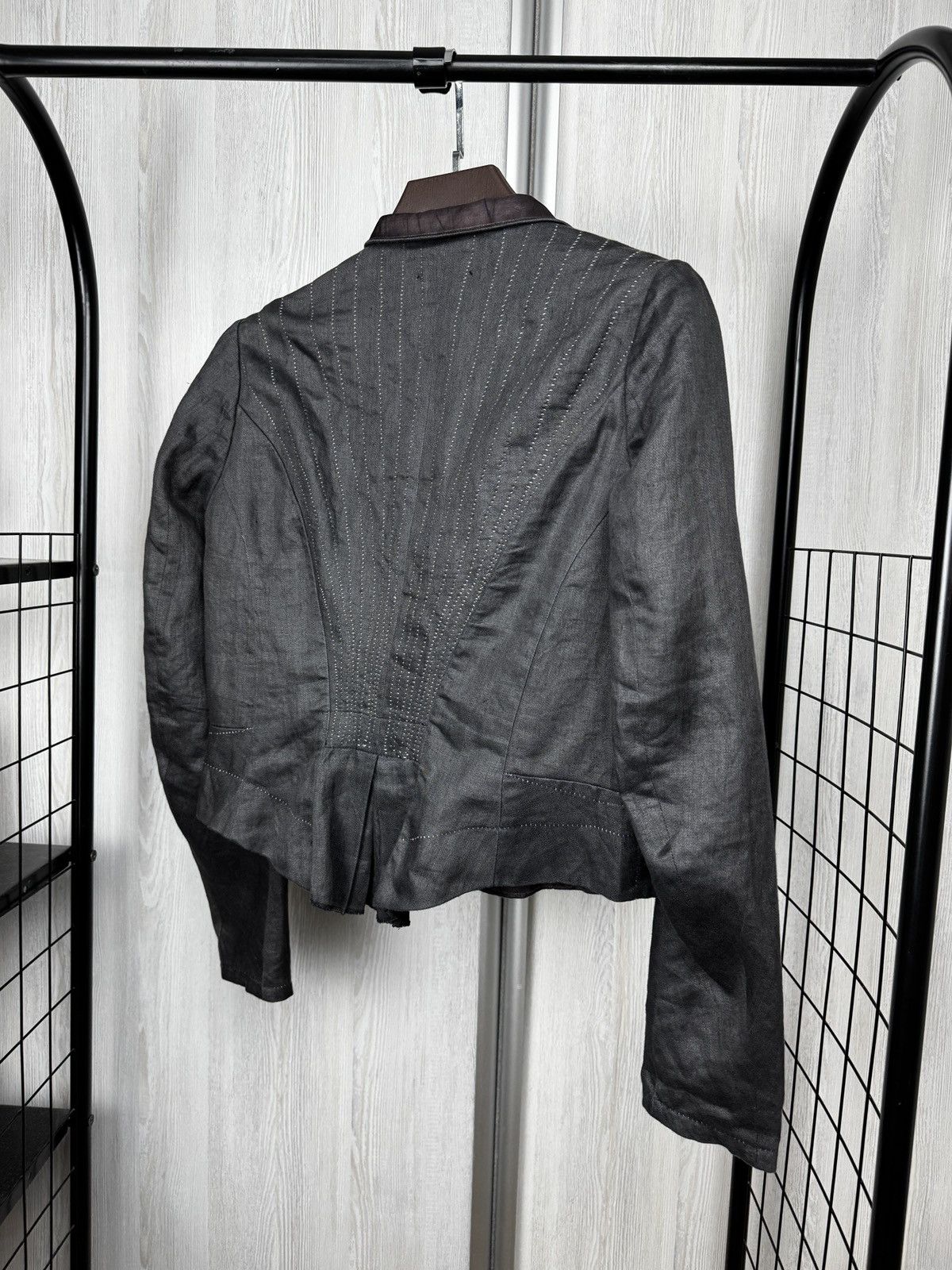 Other Nigel Preston Tercey Linen Cotton grey blazer jacket size L Size L / US 10 / IT 46 - 8 Thumbnail