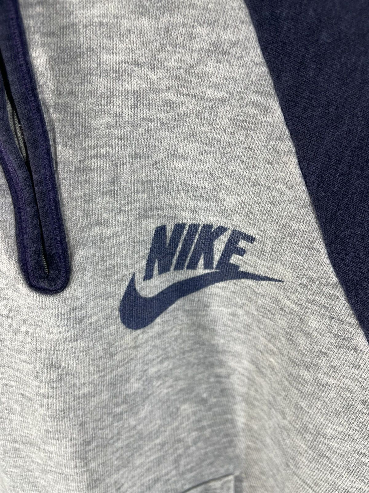 Nike Vintage 80's Nike Raglan Sleeve Halfzip Pullover Hoodie Size US M / EU 48-50 / 2 - 7 Thumbnail