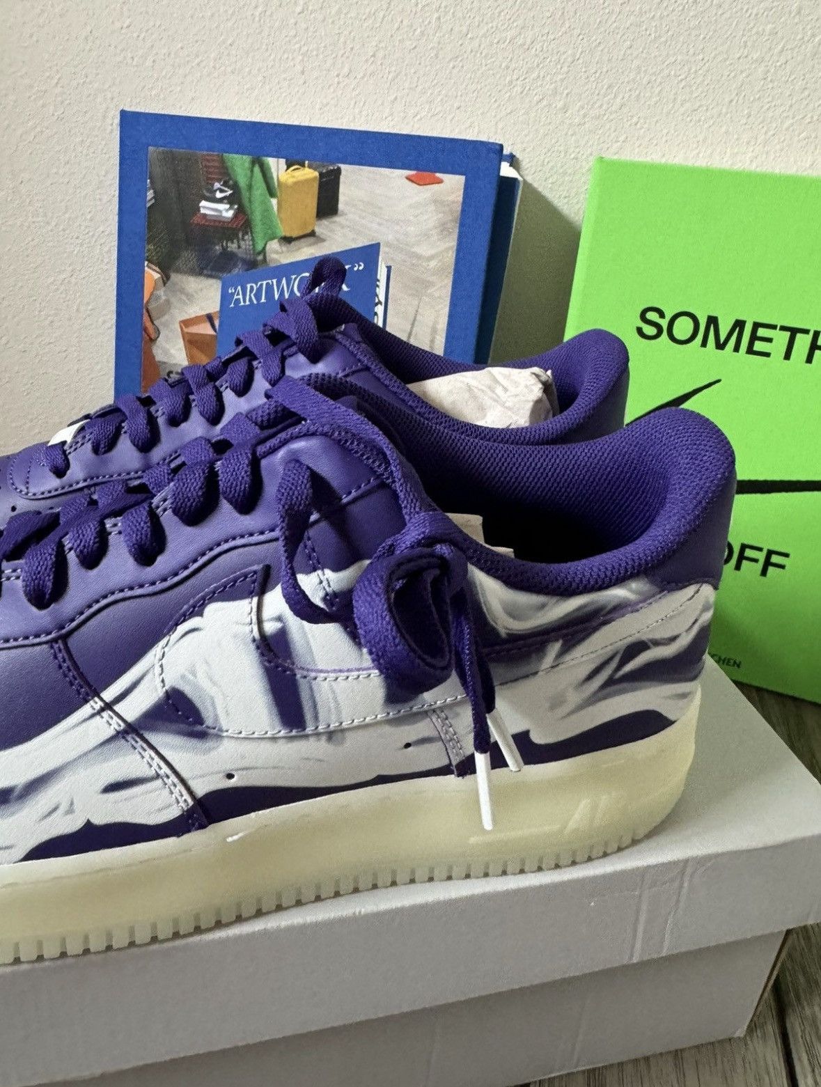 Nike Nike AF1 Low Skeleton Halloween 21’ Size US 13 / EU 46 - 3 Thumbnail