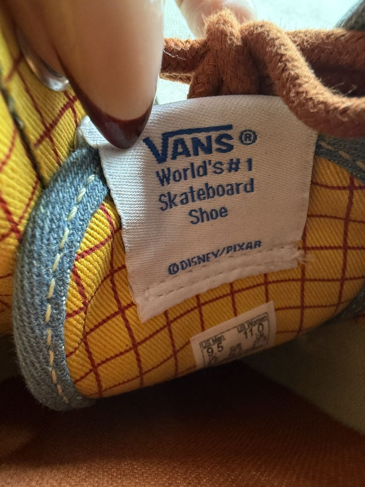 Disney × Vans Toy Story x Vans Authentic ‘Woody’ Size US 9.5 / EU 42-43 - 7 Thumbnail