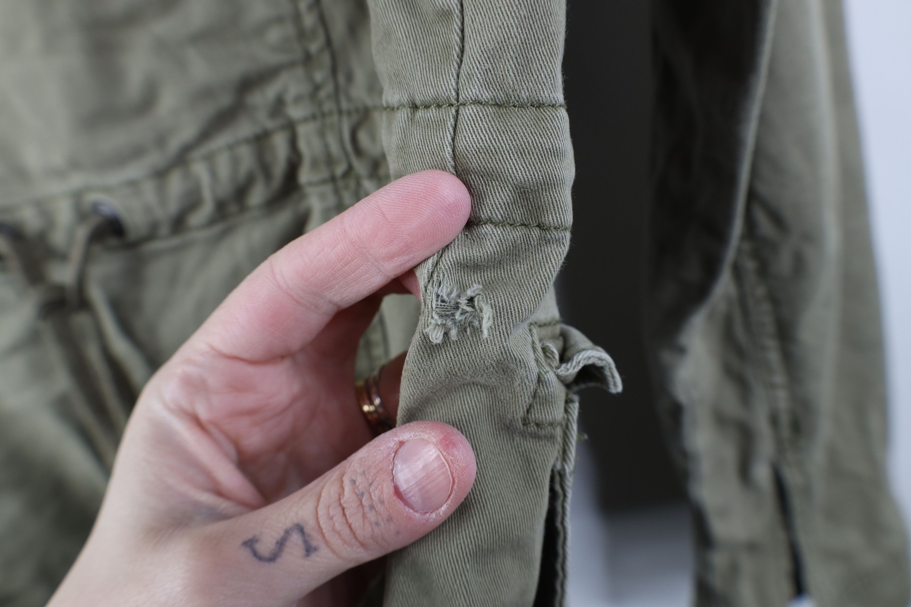 Abercrombie & Fitch Vintage 90s Y2K Abercrombie & Fitch Military Field Jacket Size L / US 10 / IT 46 - 14 Thumbnail