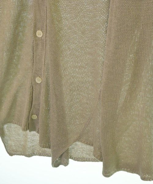 Comme des Garcons Homme Deux Sweater Cardigan Button Up Plain V-neck Hemp Beige Size US M / EU 48-50 / 2 - 4 Thumbnail