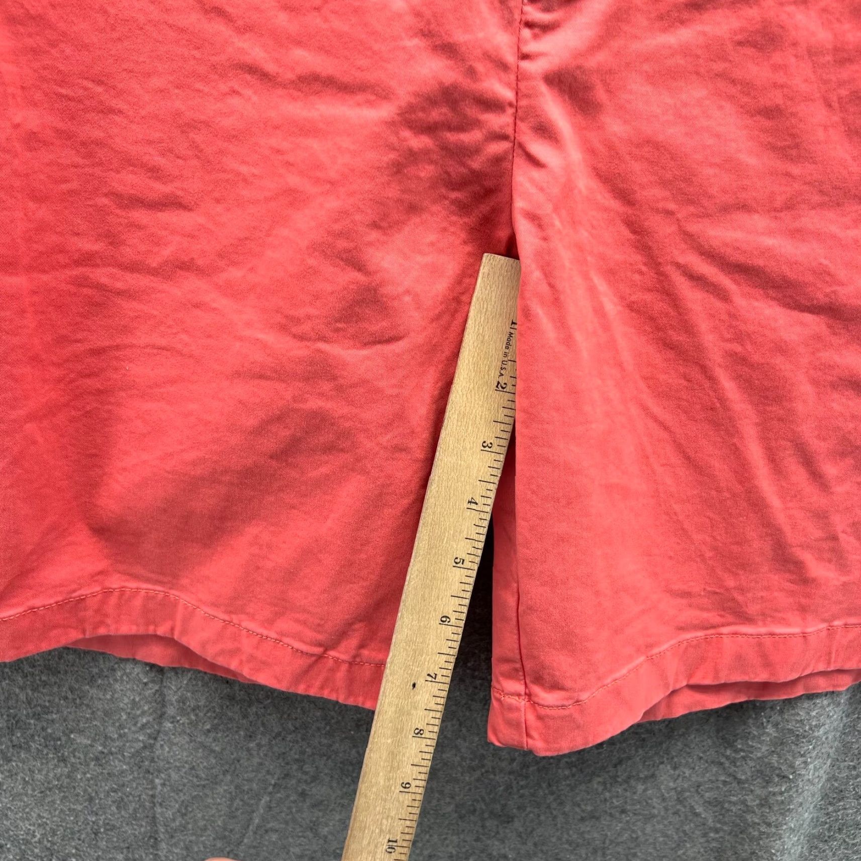 Tommy Hilfiger Tommy Hilfiger Shorts Mens 42 Peach Chino Flat Front Canvas Cotton Classic Size US 42 / EU 58 - 7 Thumbnail