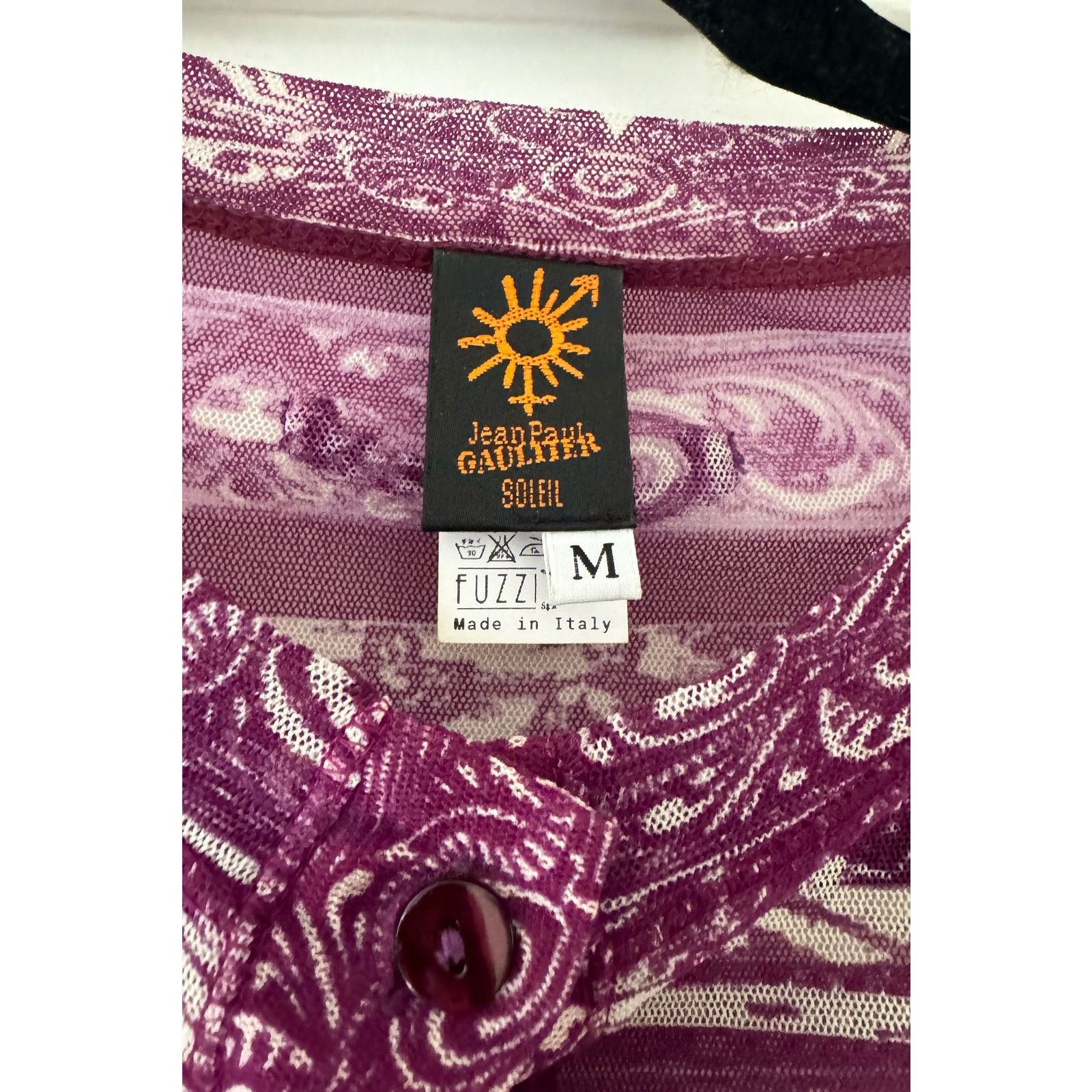 Jean Paul Gaultier Vintage Jean Paul Gaultier Purple Fish + Cherub Print Set Size M / US 6-8 / IT 42-44 - 10 Thumbnail