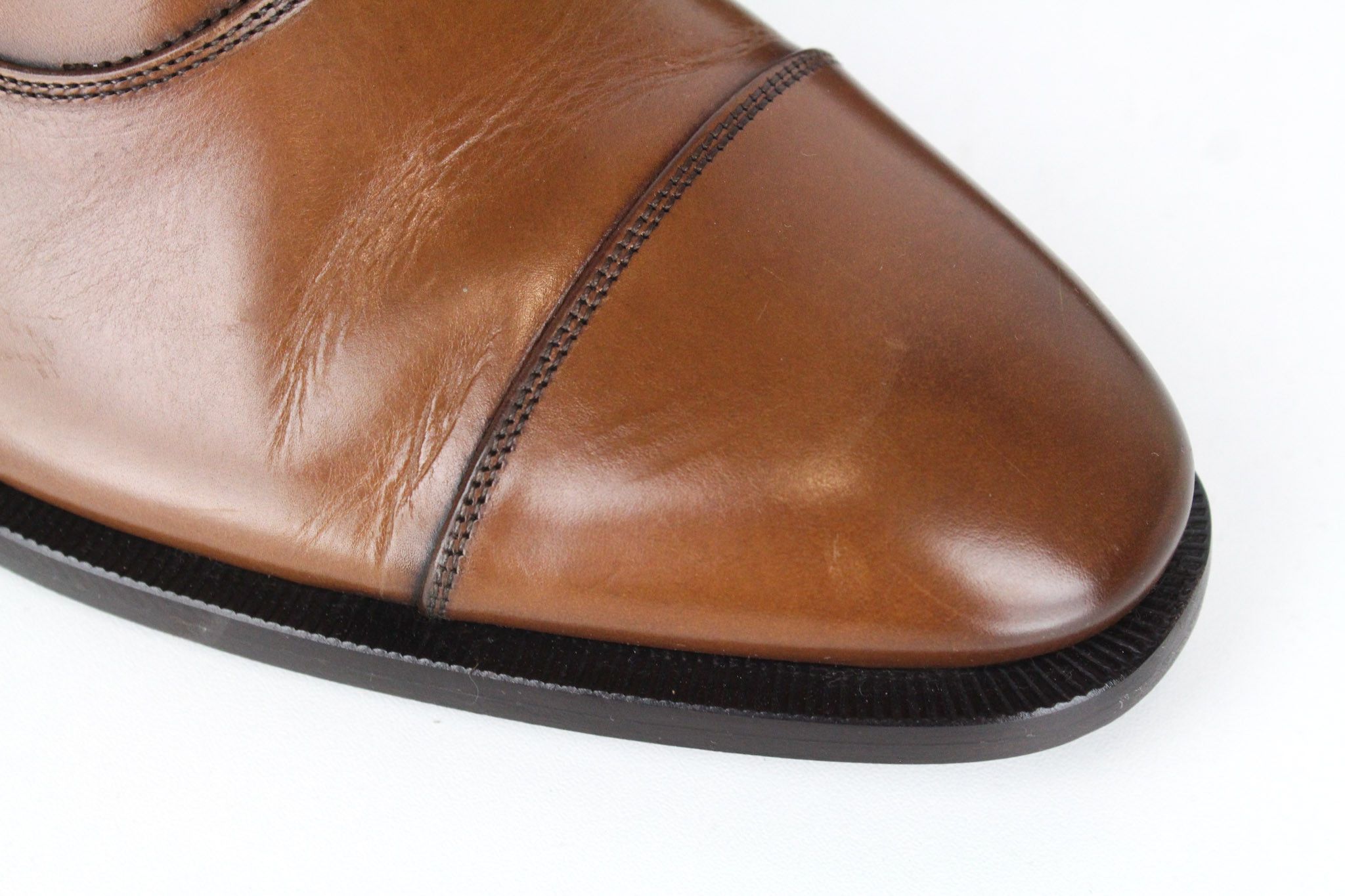 Suitsupply EU42 Brown Leather Laced Low-Top 72345 Size US 9 / EU 42 - 8 Thumbnail