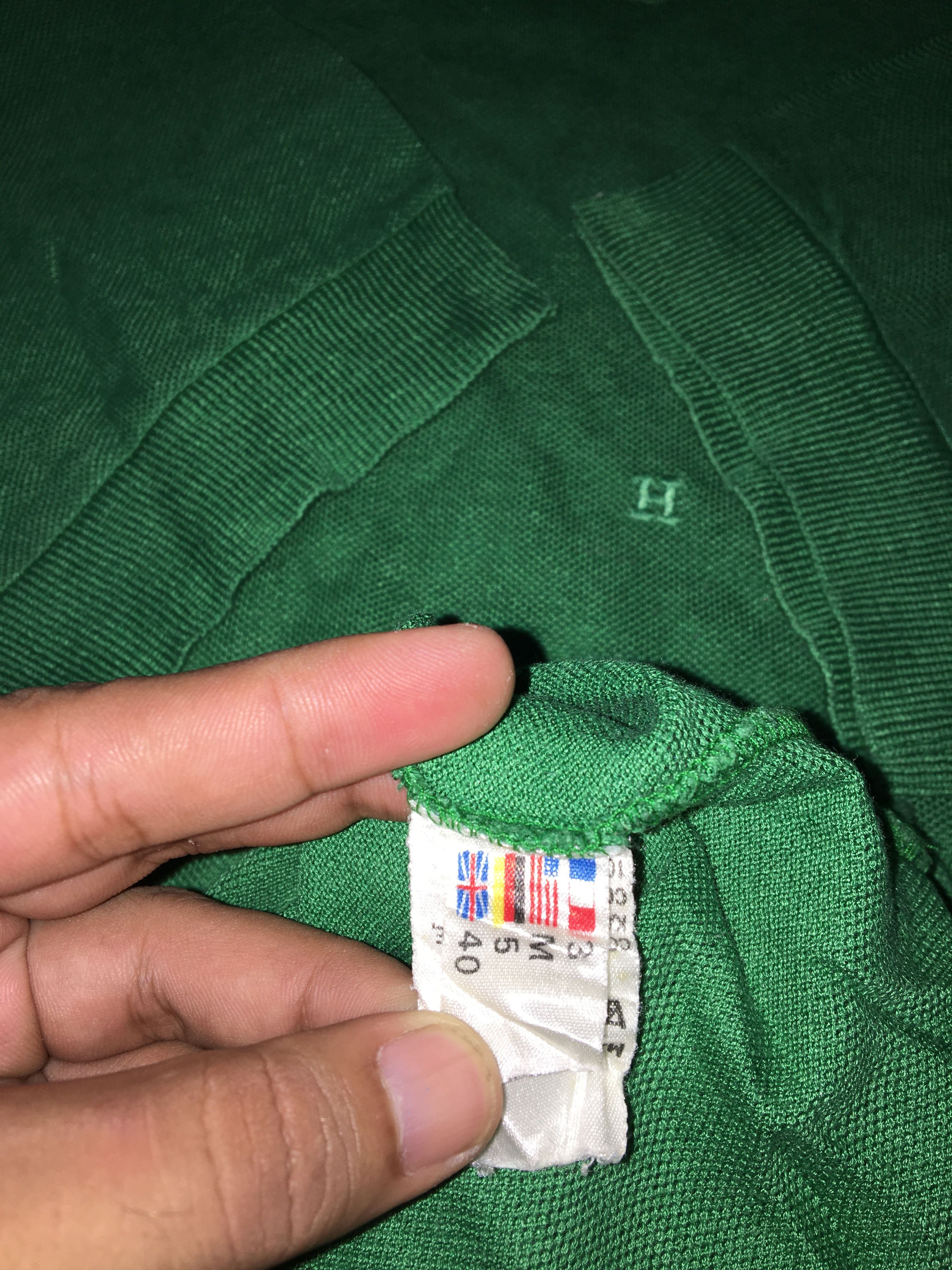 Designer VINTAGE HERMES POLO SHIRT Size US M / EU 48-50 / 2 - 5 Thumbnail