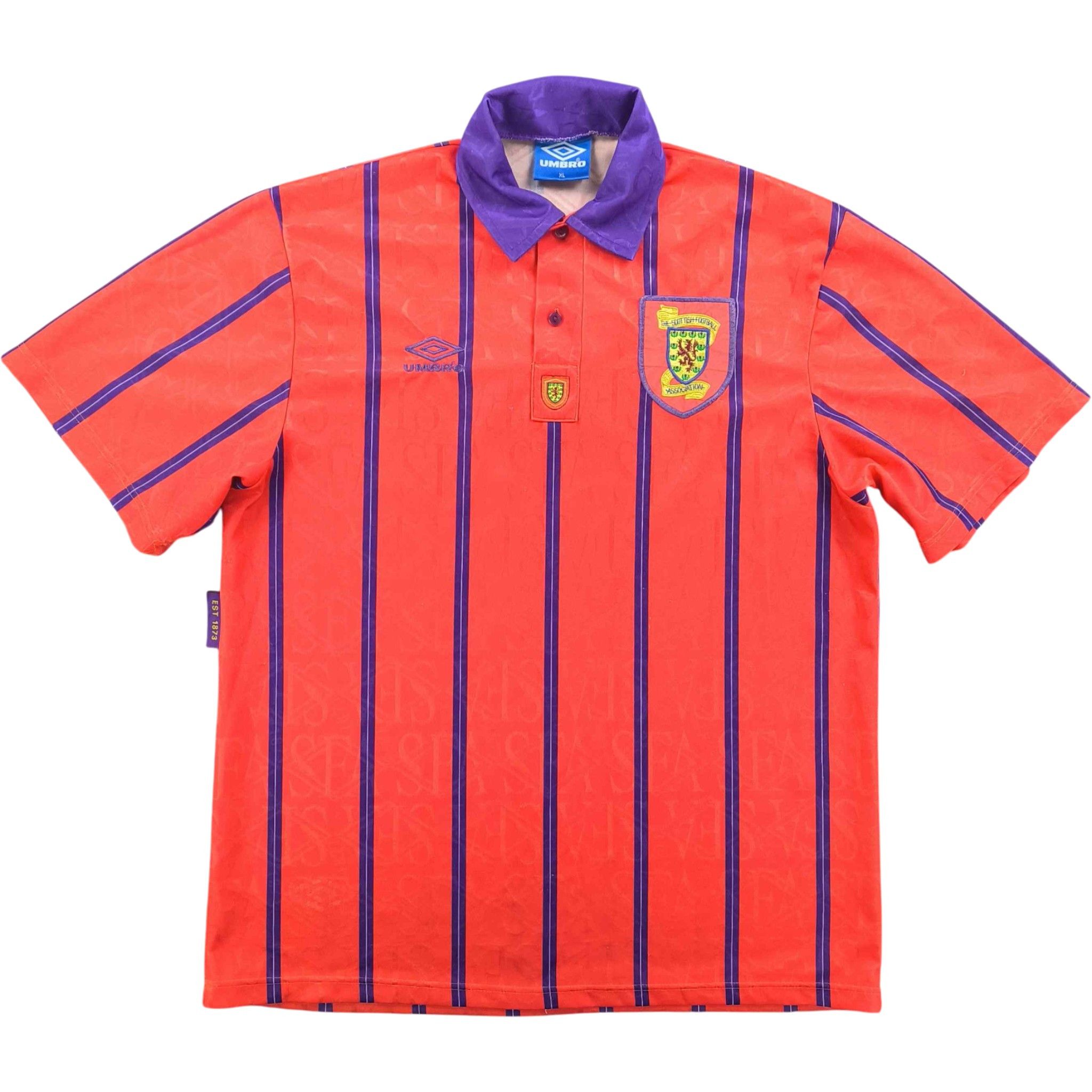 Umbro Scotland 1993-94 Umbro away football jersey shirt size XL Size US XL / EU 56 / 4 - 1 Thumbnail