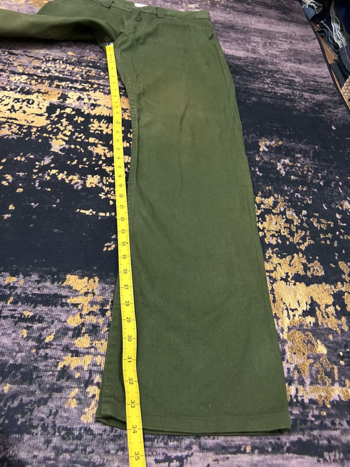 Filson Filson Army Green Sun Faded Pants Size US 33 - 20 Thumbnail