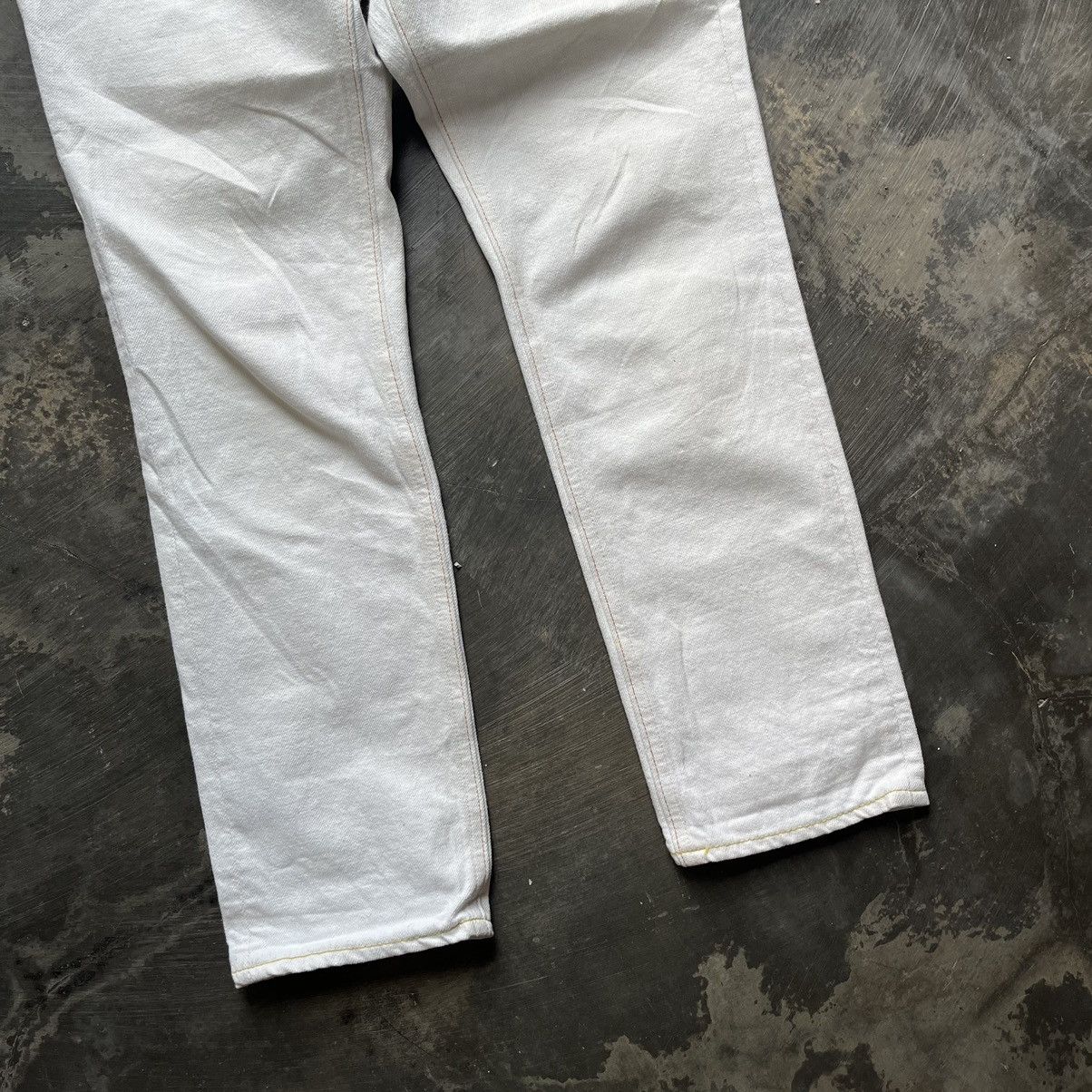 Japanese Brand × Kapital × Vintage Kapital inc buckle back white denim Size US 29 - 12 Thumbnail