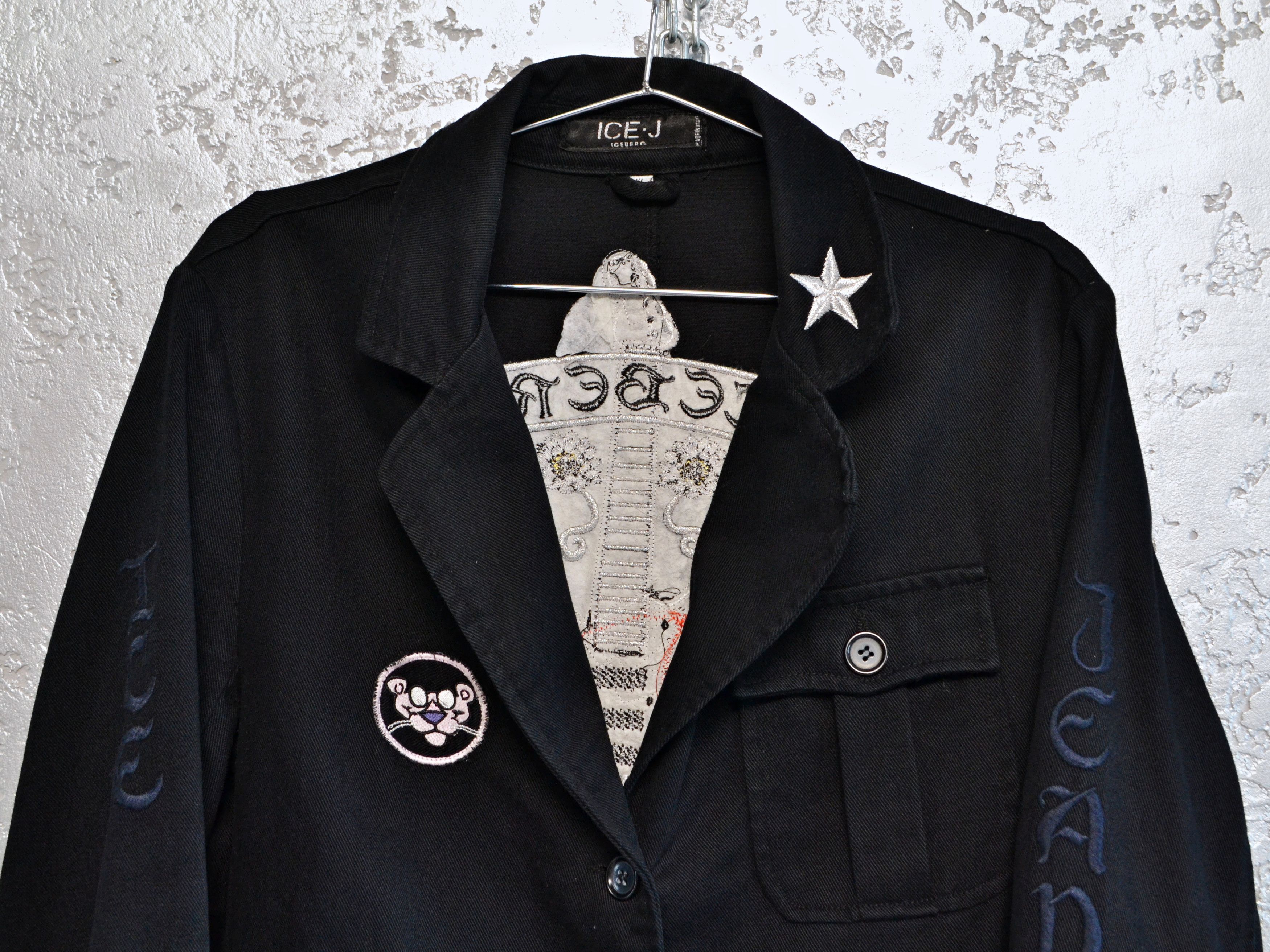 Iceberg ICEBERG Jeans Vintage Women Black Denim Jacket Size M / US 6-8 / IT 42-44 - 4 Thumbnail