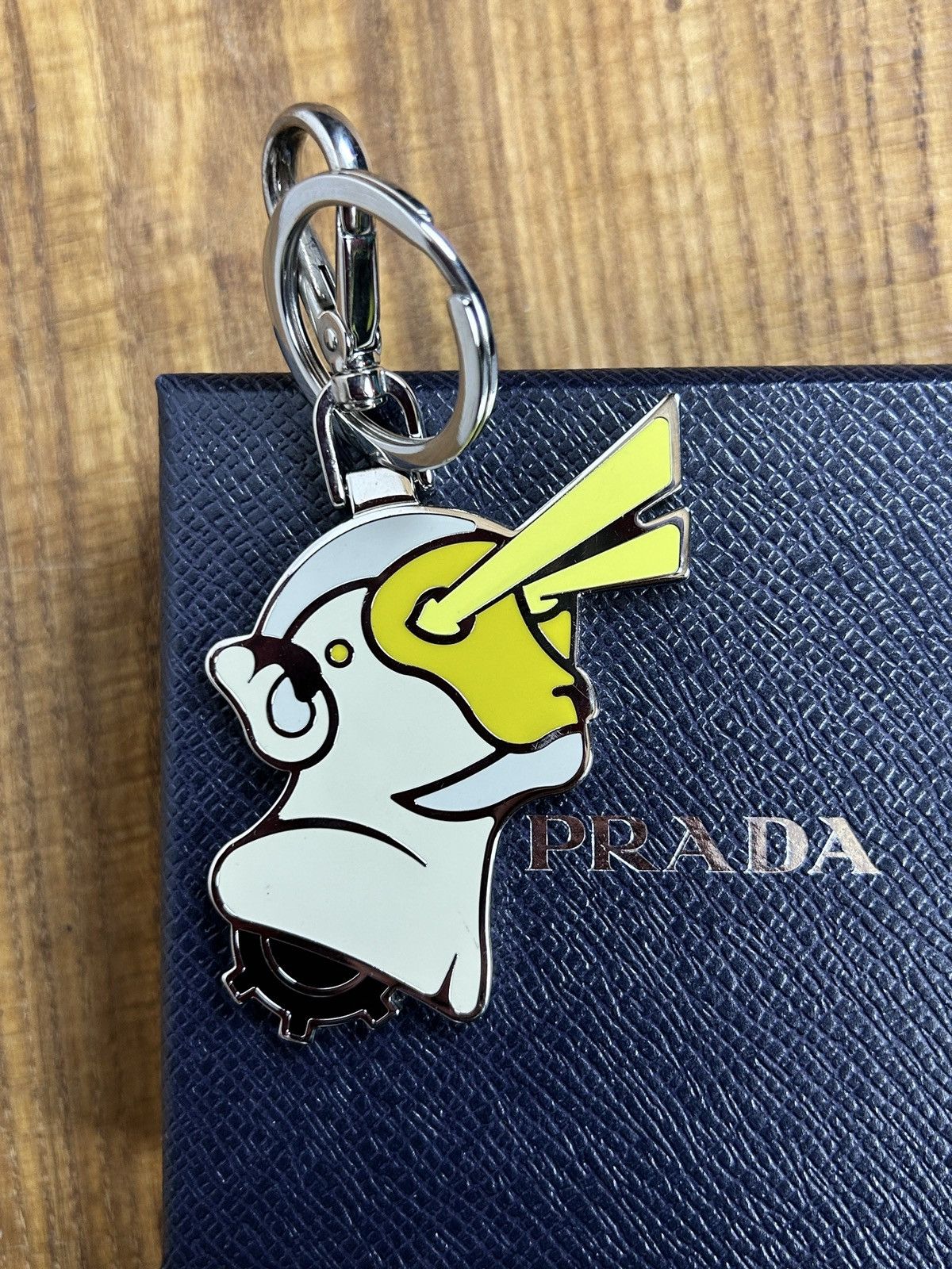 Prada SS18 Monkey Robot Keychain Limited Edition
