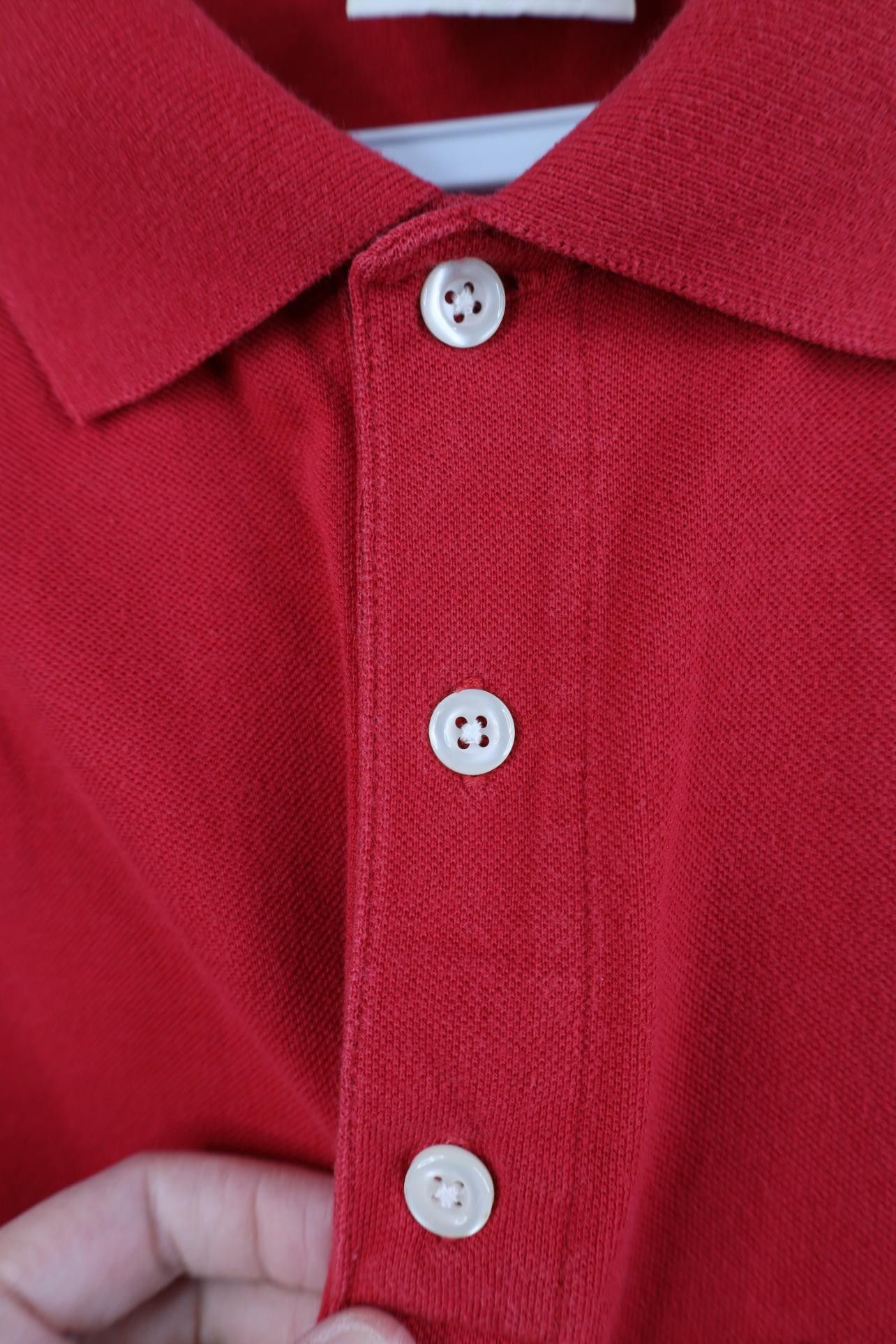 Vintage Vintage 80s 90s Streetwear Penguin Knit Golf Polo Shirt Red Size US M / EU 48-50 / 2 - 7 Thumbnail
