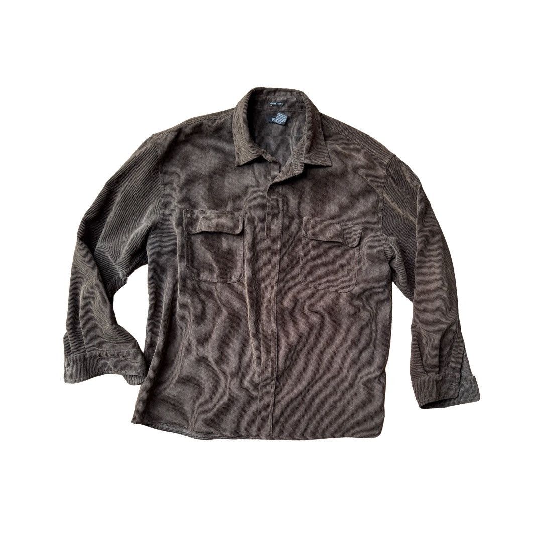 Other Men’s Bruno Black Corduroy Button-Up Shirt XL Size US XL / EU 56 / 4 - 1 Thumbnail