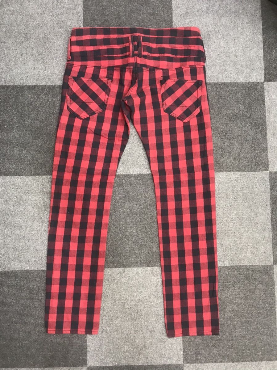 Japanese Brand J honey Plaid Slim Fit Pant Size 32" / US 10 / IT 46 - 7 Thumbnail