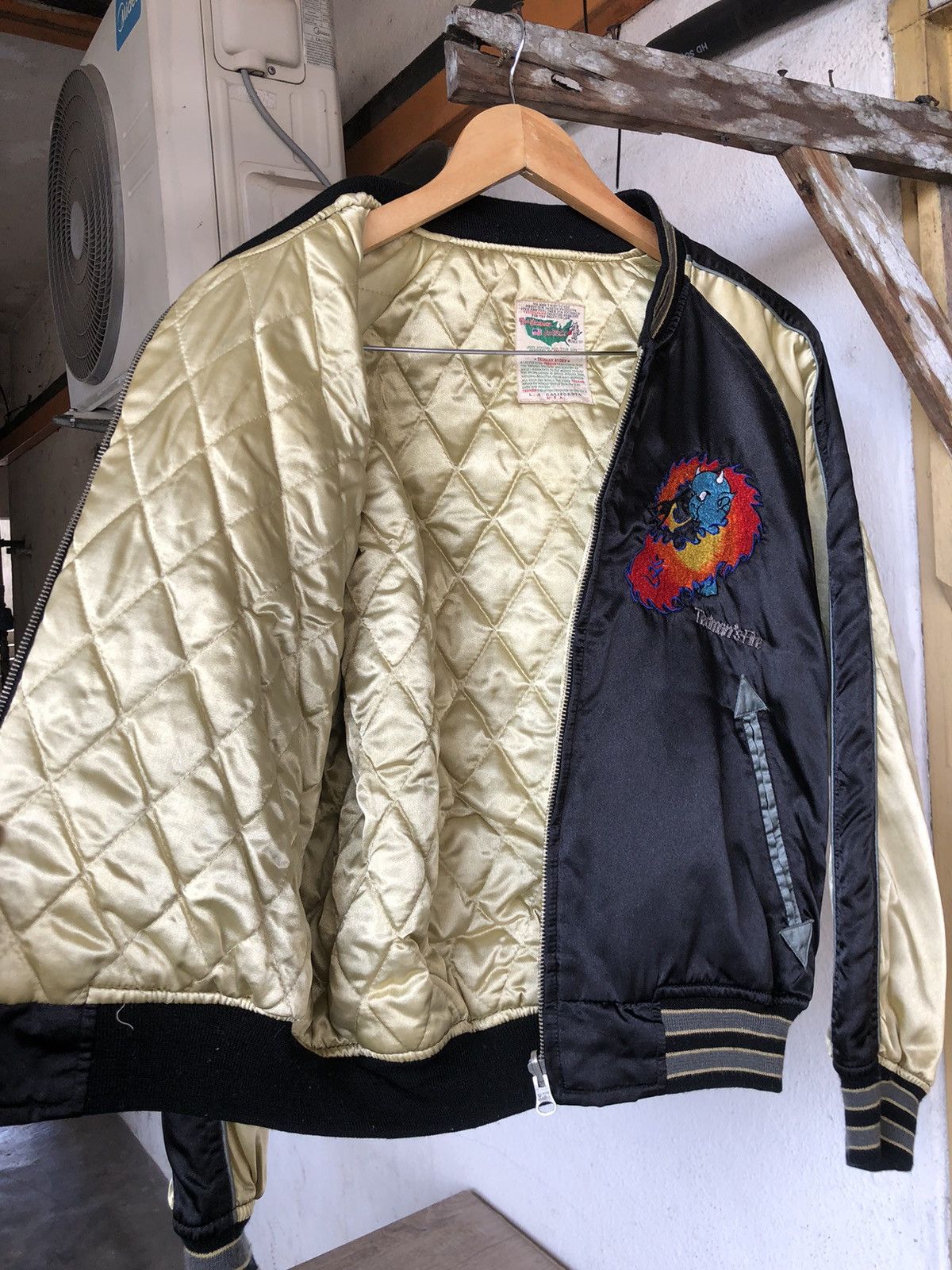 Vintage Vintage 90s Ted Company Embroidery Dragon Sukajan Jacket Size US XS / EU 42 / 0 - 14 Thumbnail