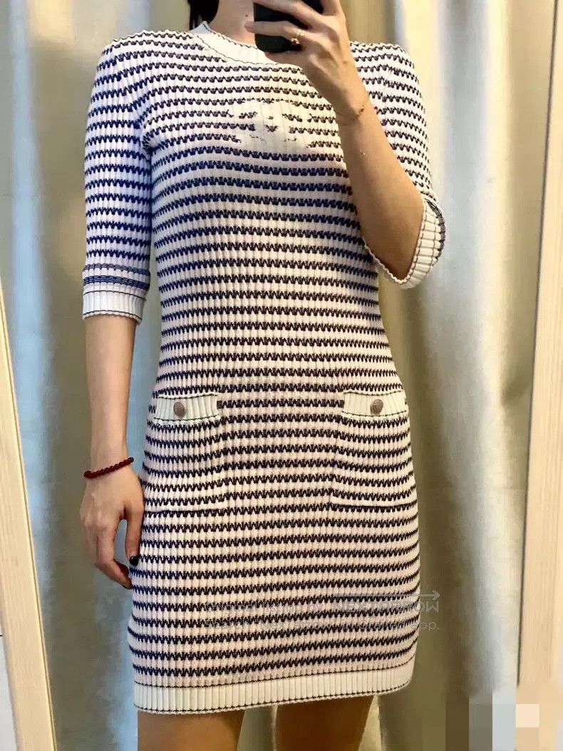 Chanel Chanel Knitted dress Size XXS / US 00 / IT 34 - 8 Thumbnail