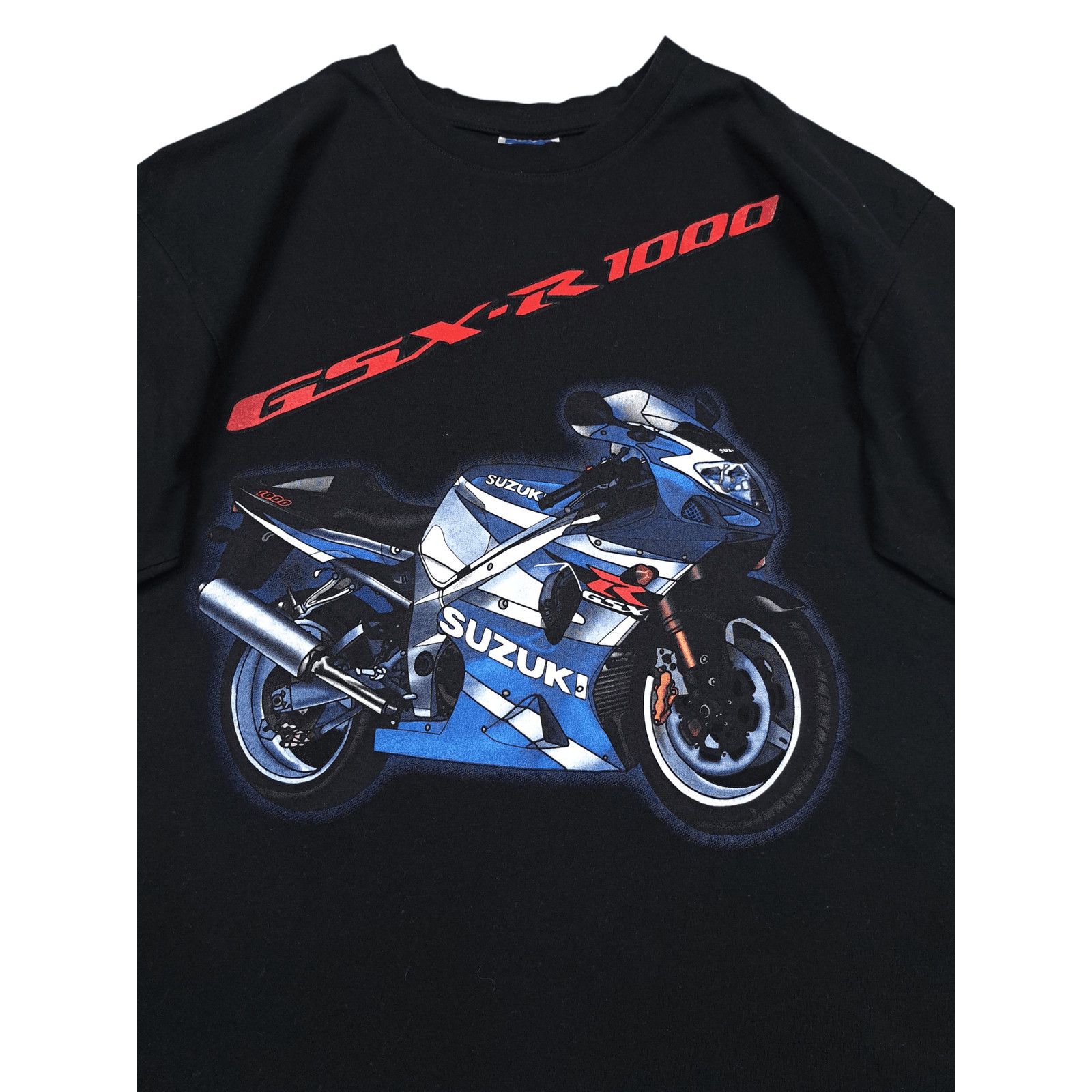 Vintage VERY RARE Vintage XL Suzuki GSX-R 1000 Motor Racing T-shirt Size US XL / EU 56 / 4 - 3 Thumbnail