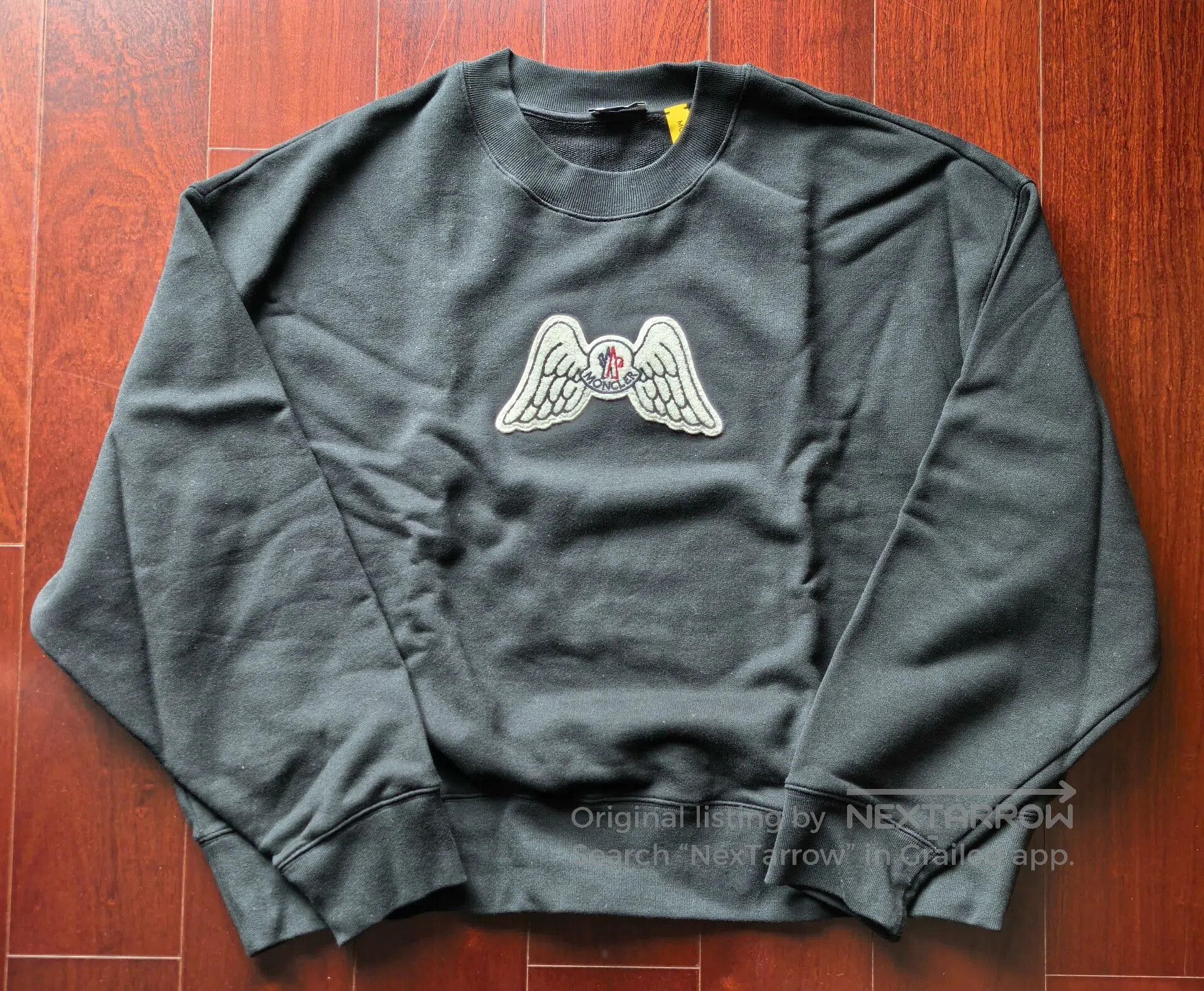 Moncler moncler x palm angels collaboration sweatshirt. Size US XL / EU 56 / 4 - 1 Thumbnail