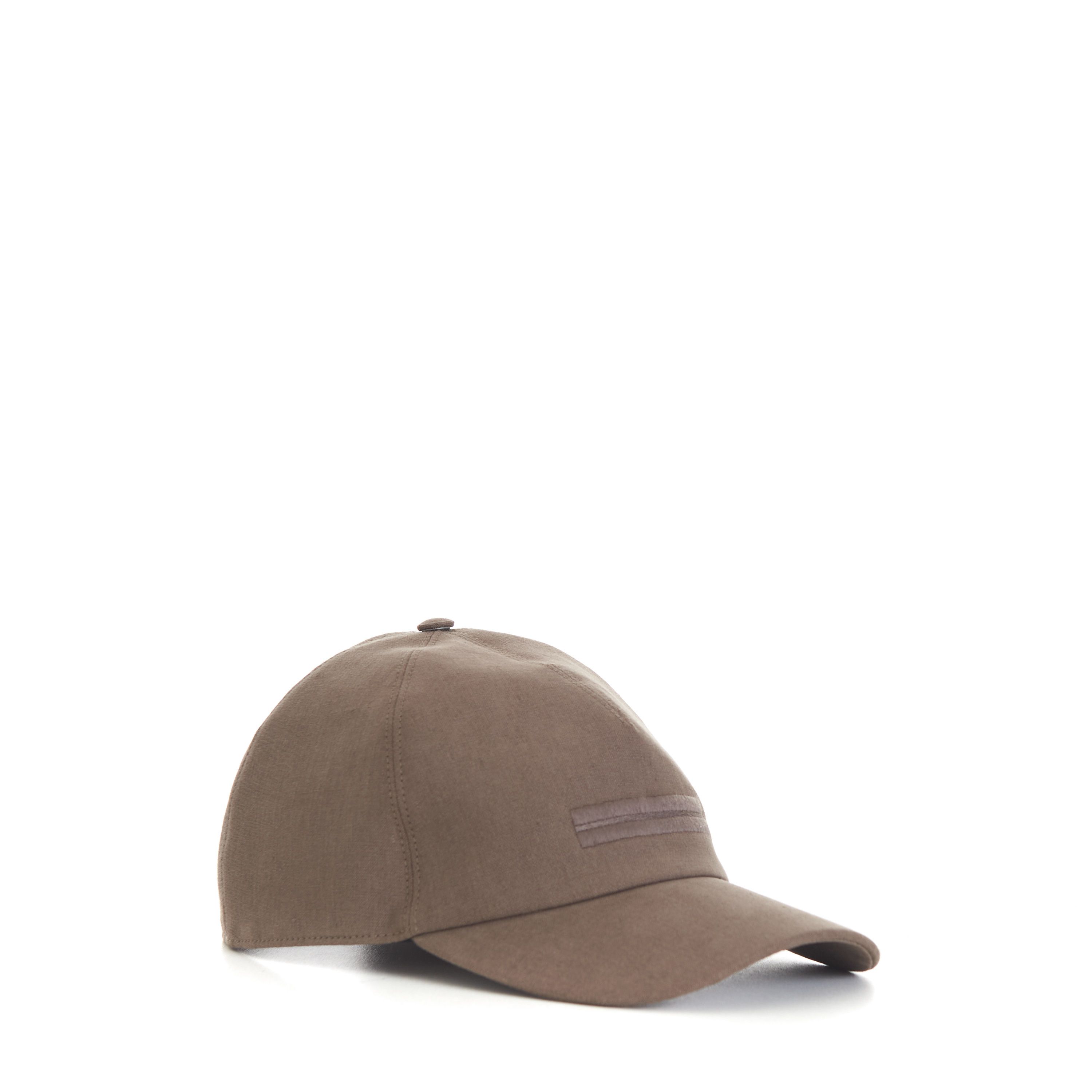 Ermenegildo Zegna Light Brown Oasi Lino Baseball Cap Size XL Size ONE SIZE - 8 Thumbnail