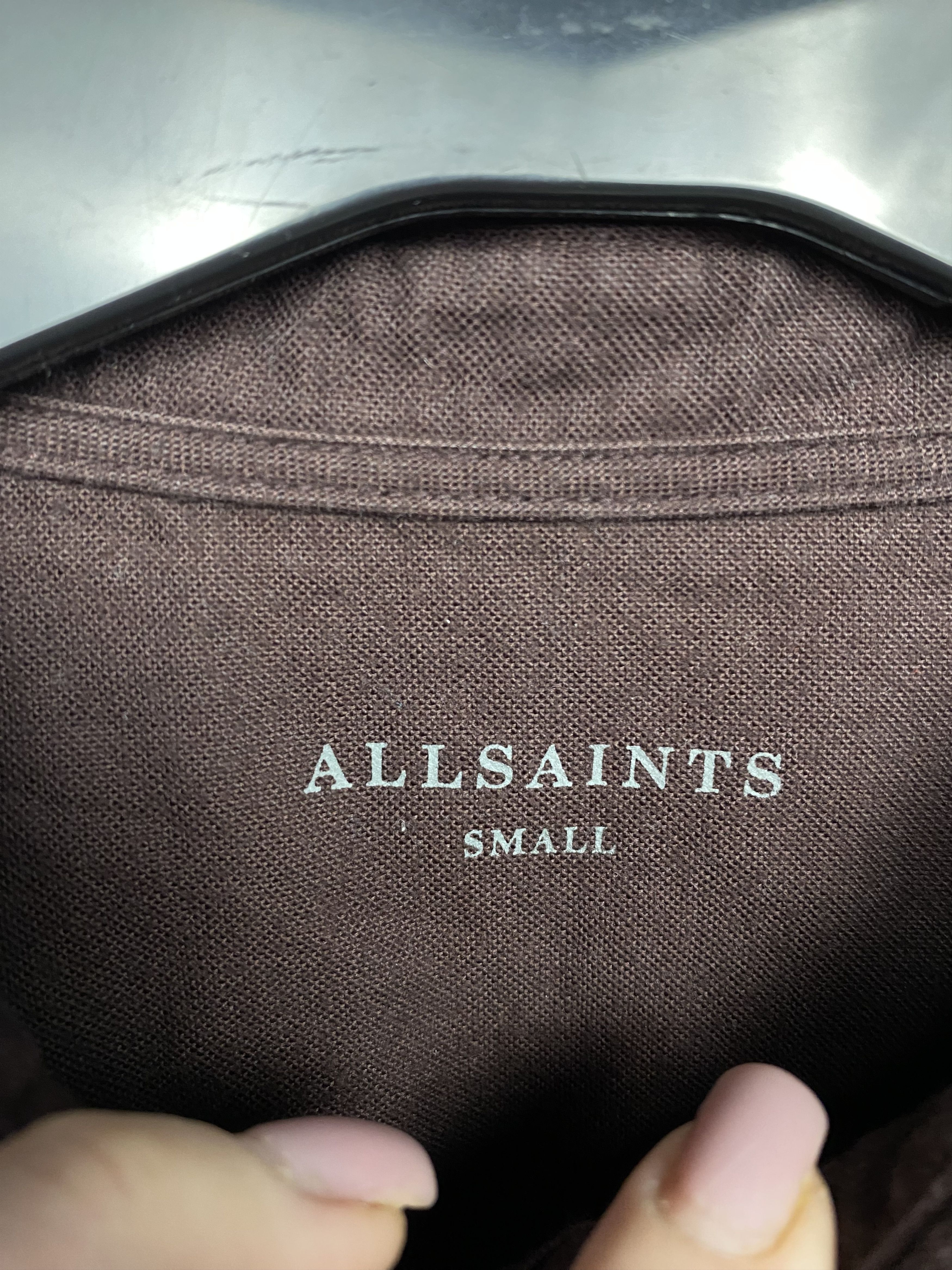 Allsaints × Vintage Allsaints Vintage Mens Hungtinton Long Sleeve Shirt Size US S / EU 44-46 / 1 - 3 Thumbnail
