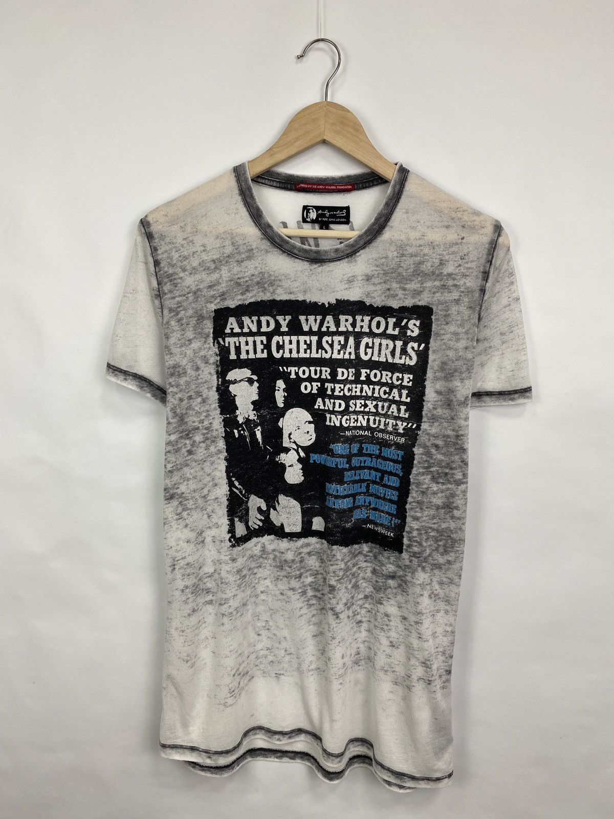 Andy Warhol × Hysteric Glamour 🇺🇸 Y2K Andy Warhol Pepe Jeans Art T-Shirt Rare Retro Hype Size US L / EU 52-54 / 3 - 3 Thumbnail